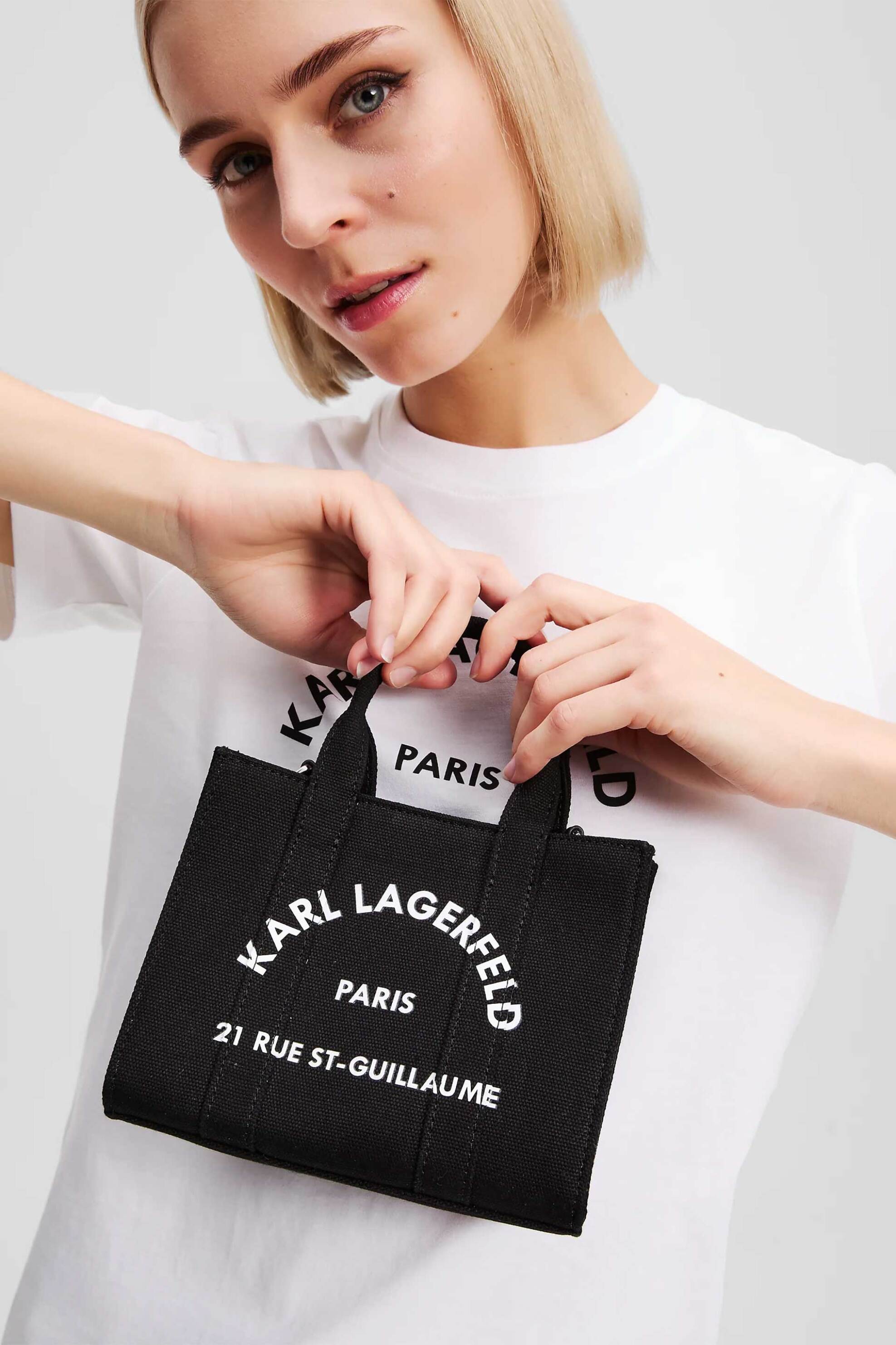 Karl Lagerfeld Γυναικεία Τσάντα Tote K Rue St-Guillaume Mini - A3W50118 Μαύρο