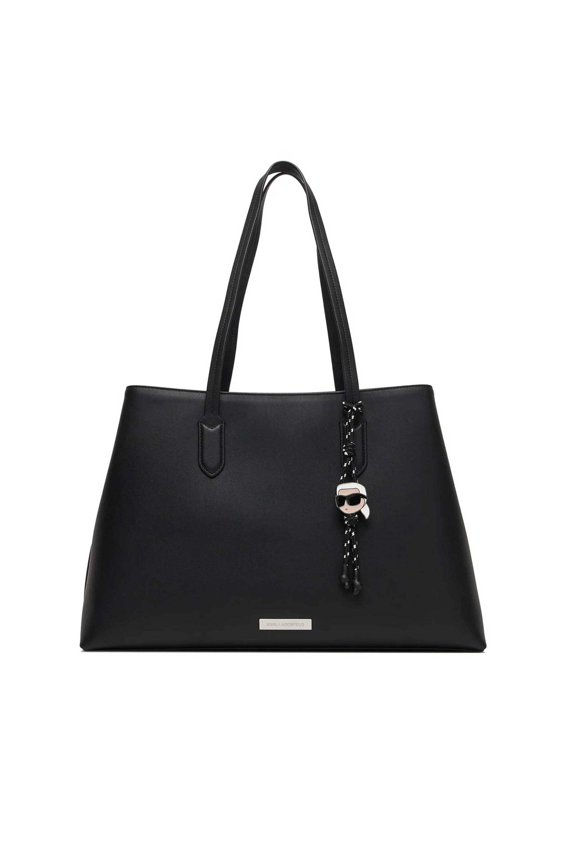Karl Lagerfeld γυναικεία τσάντα tote "Ikon Smooth Large" - B1W30001 Μαύρο