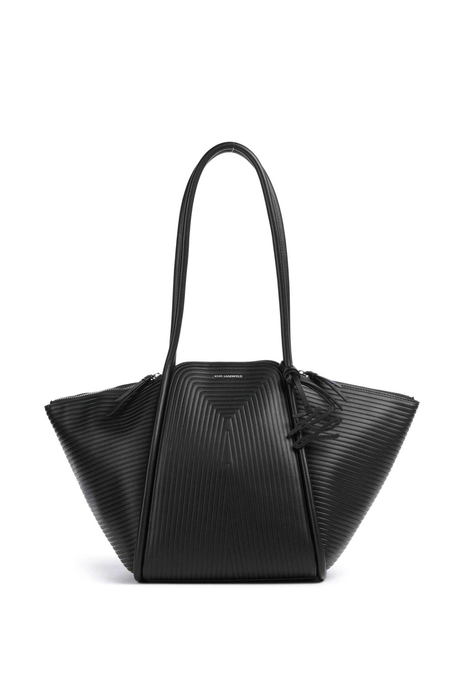 Karl Lagerfeld γυναικεία τσάντα tote "Wellen Medium" - B1W30043 Μαύρο