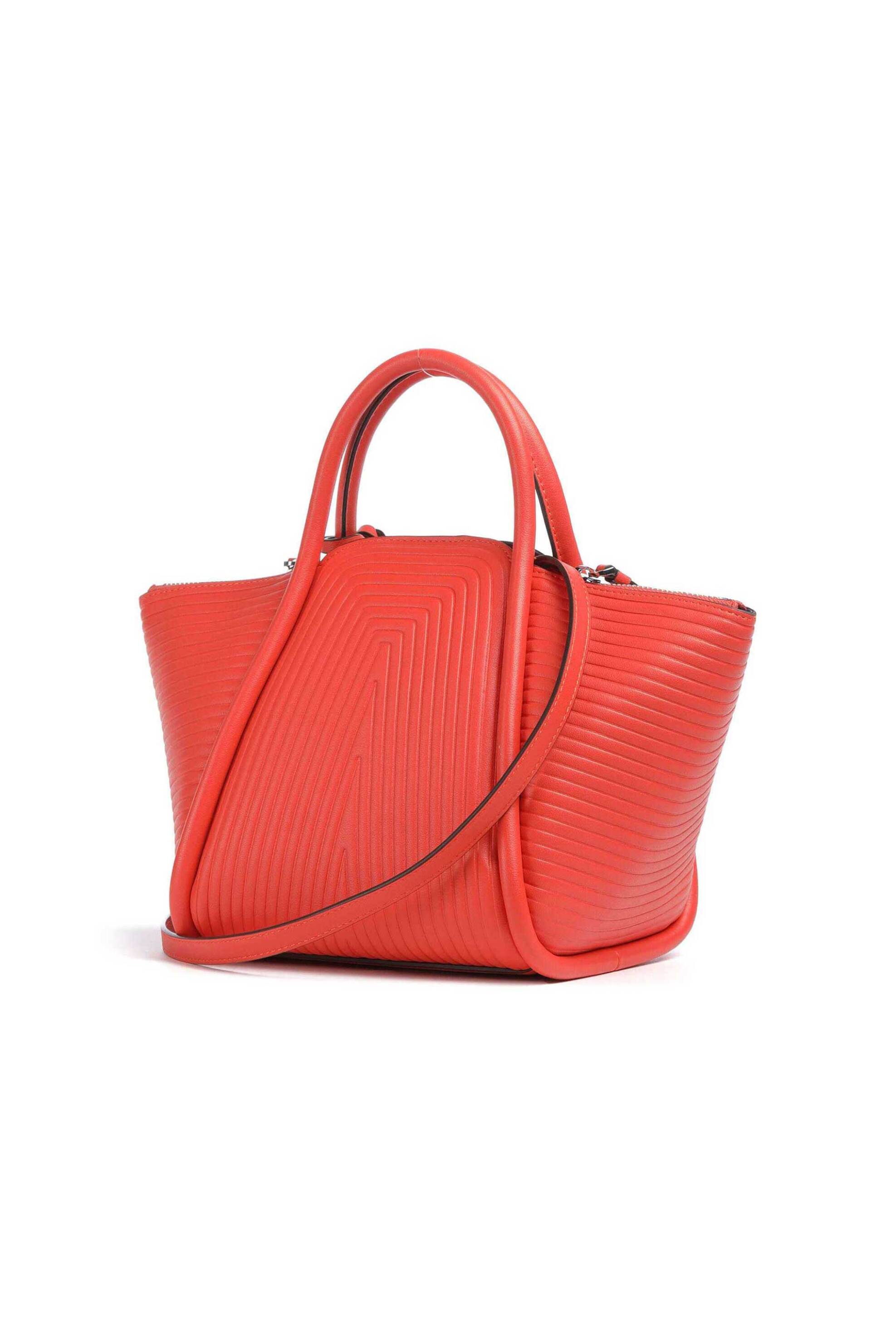 KARL LAGERFELD Karl Lagerfeld γυναικεία τσάντα tote "Wellen Small" - B1W30044 Κοραλί - 2