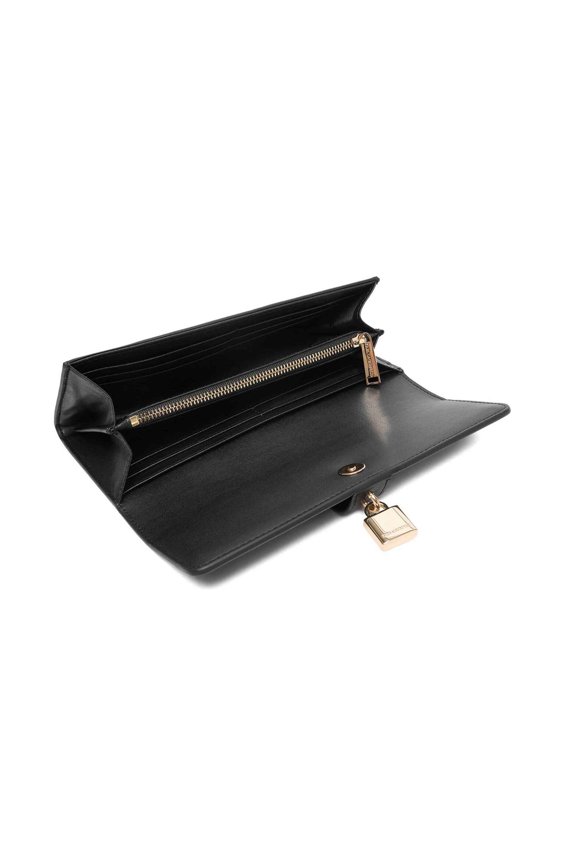 Karl Lagerfeld Γυναικείο Πορτοφόλι Autograph Padlock Large - B1W32026 Μαύρο