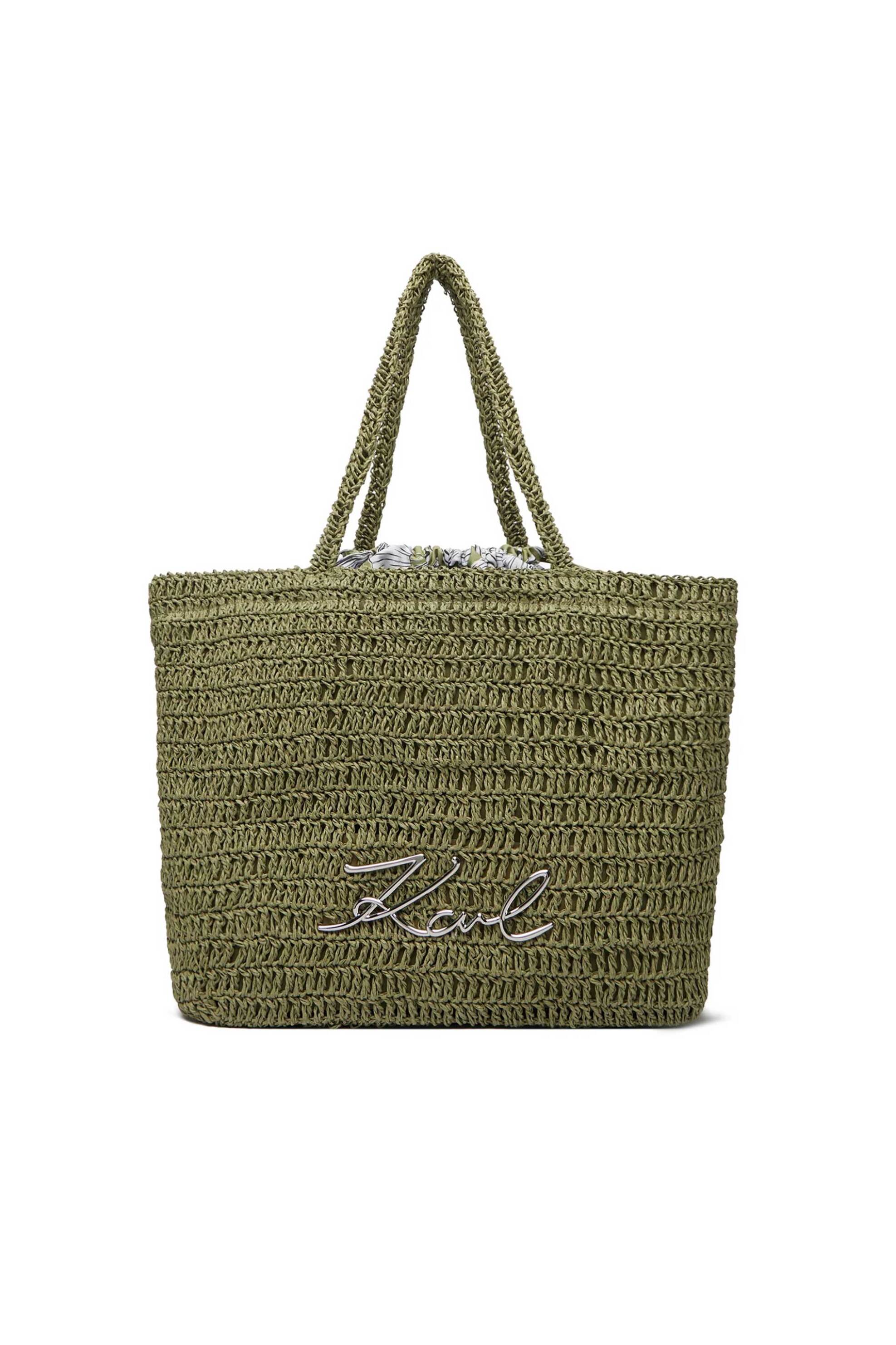 Karl Lagerfeld γυναικεία τσάντα tote "Signature Fashion" - B1W46079 Λαδί