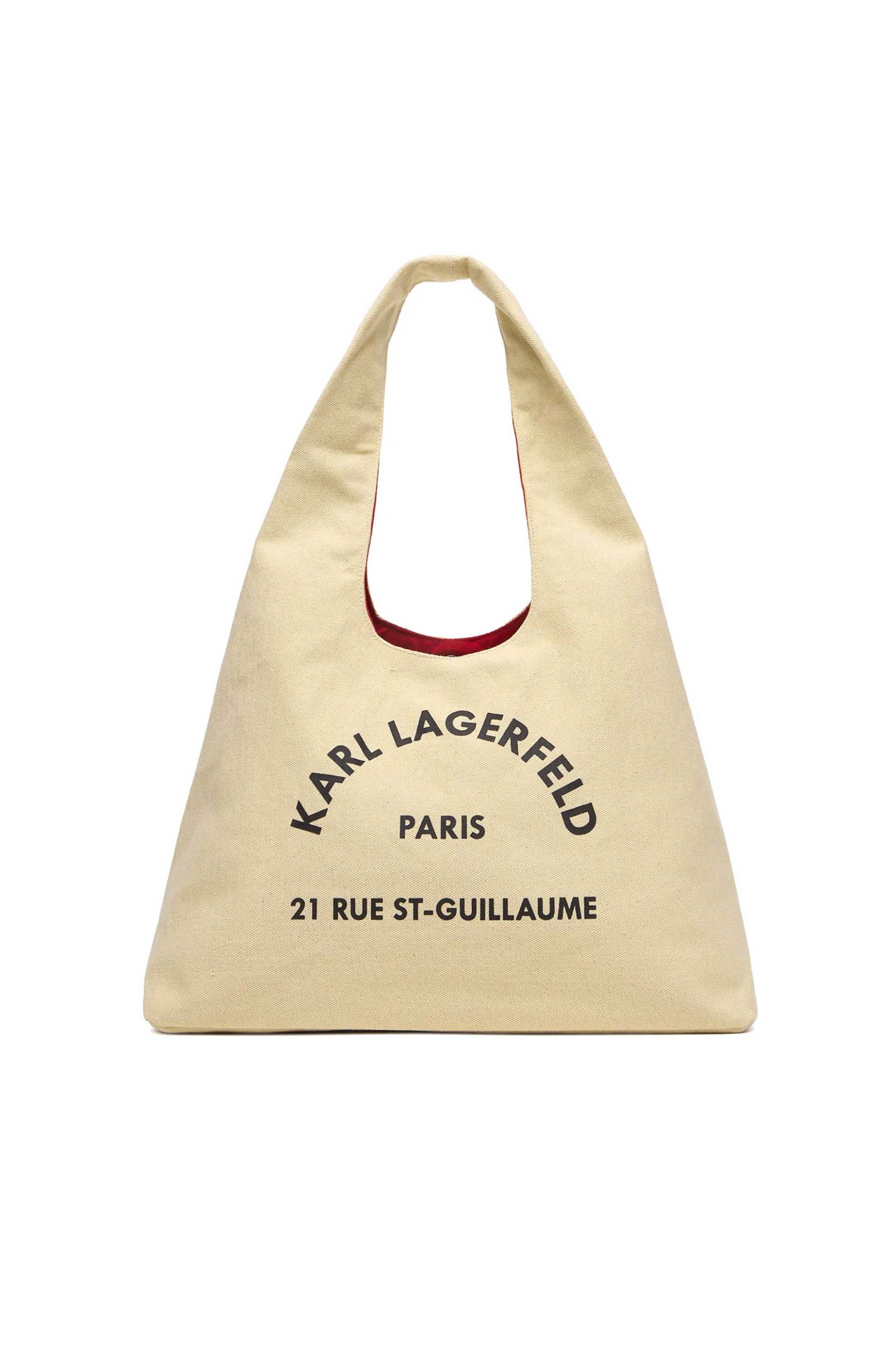 Karl Lagerfeld γυναικεία τσάντα hobo "Rue St Guillaume Sling" - B1W50015 Μπεζ