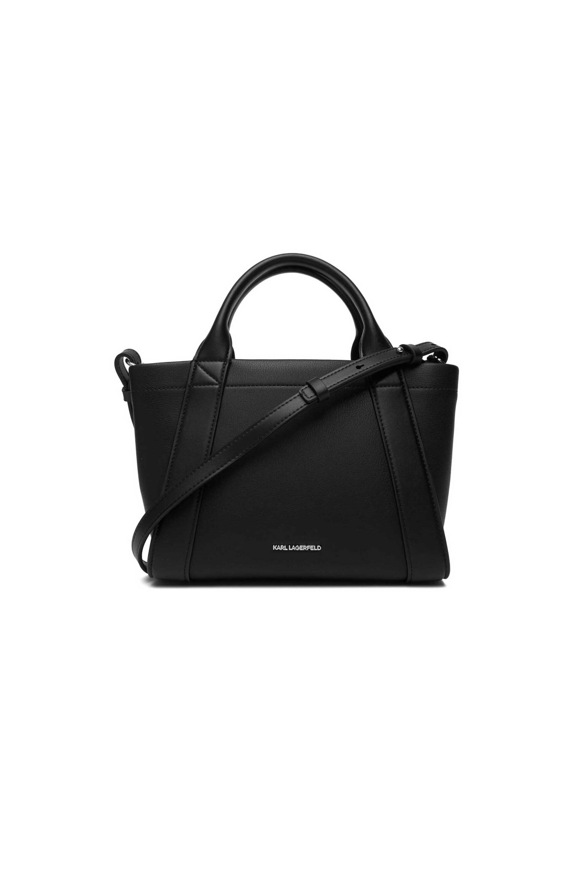 KARL LAGERFELD Karl Lagerfeld γυναικεία τσάντα tote "Ville Small" - B1W30067 Μαύρο - 2