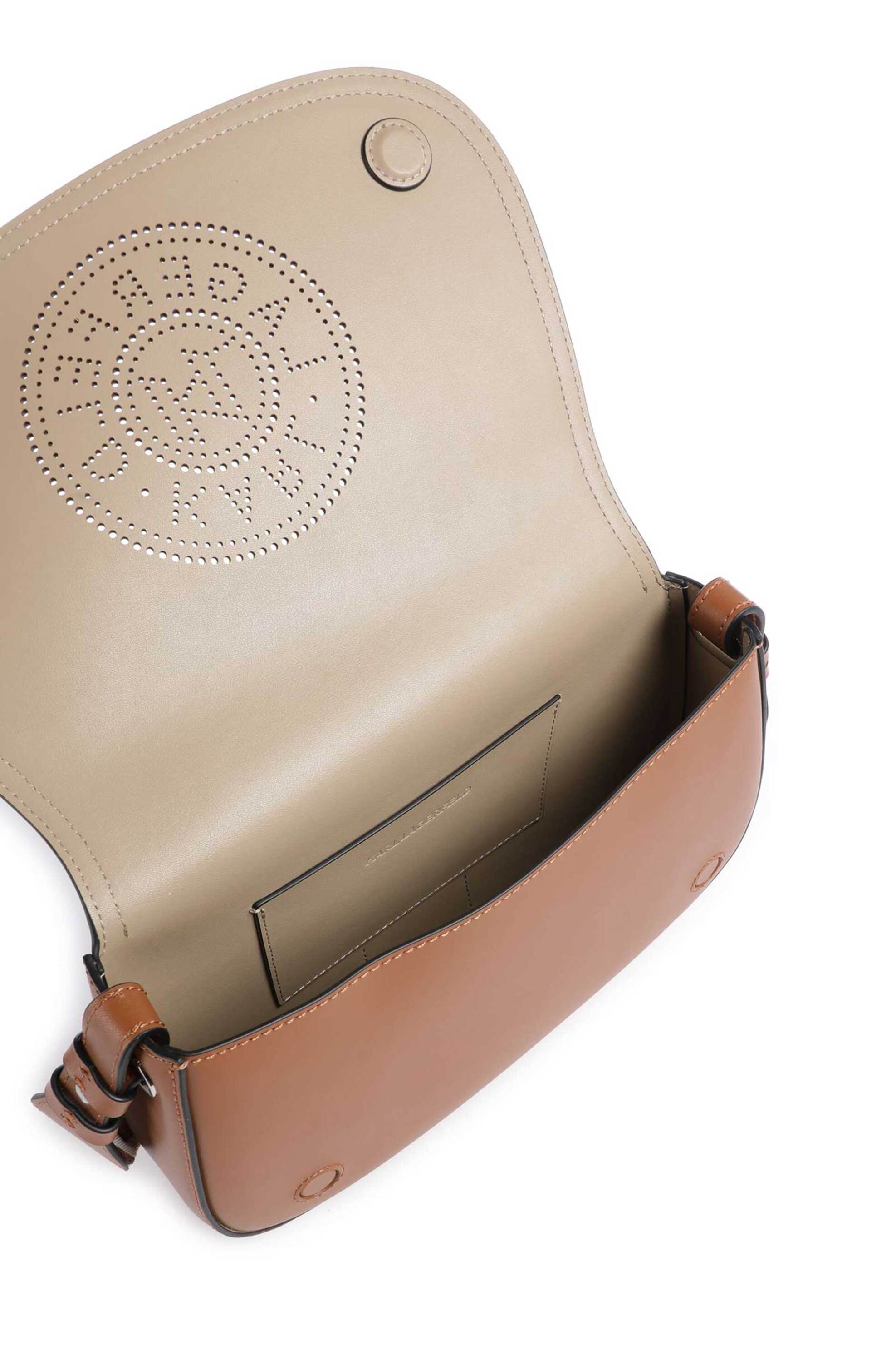 KARL LAGERFELD Karl Lagerfeld γυναικεία δερμάτινη τσάντα crossbody "Circle" - B2W30015 Ταμπά - 3