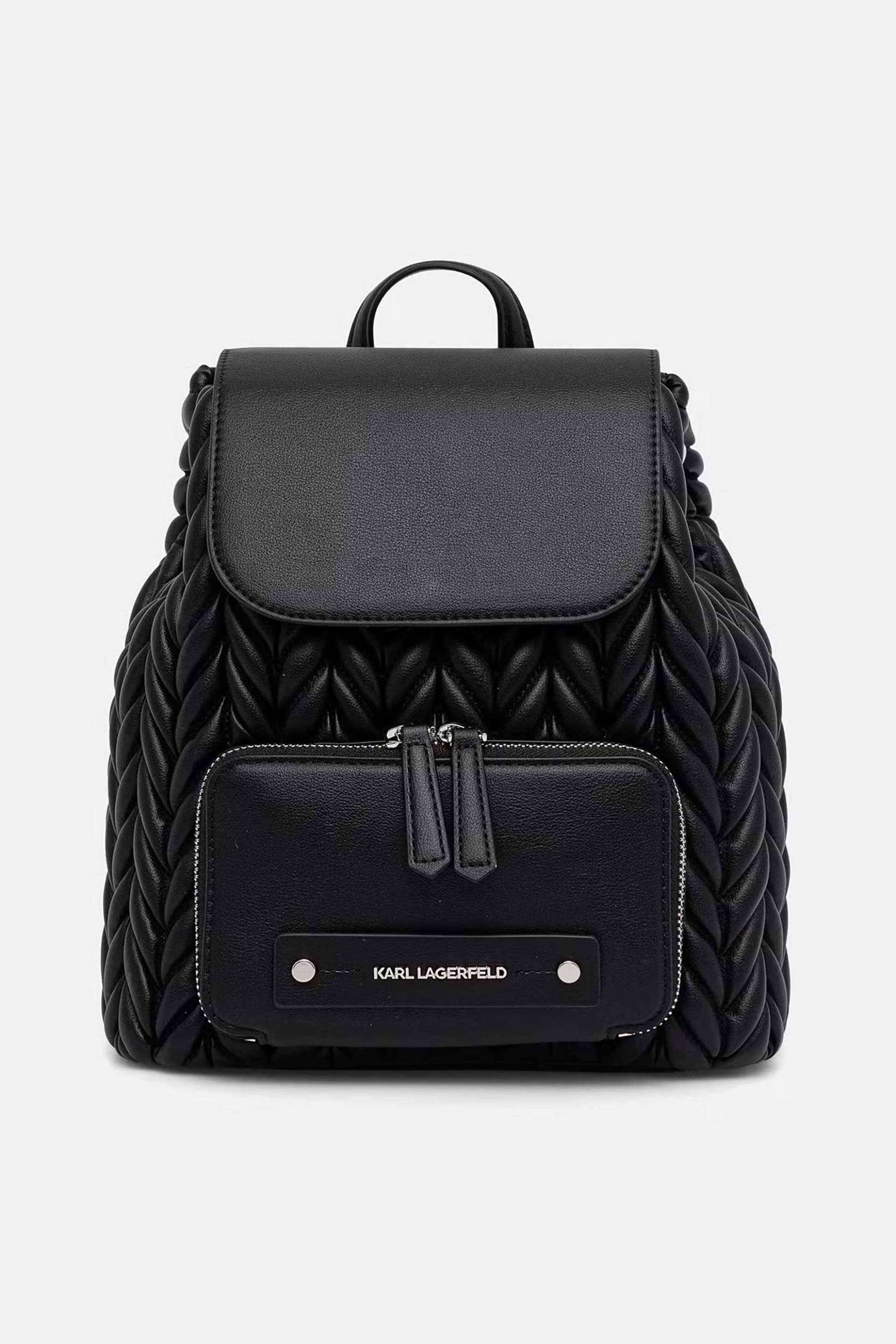 Karl Lagerfeld γυναικείο backpack "Weave Small" - B2W30034 Μαύρο