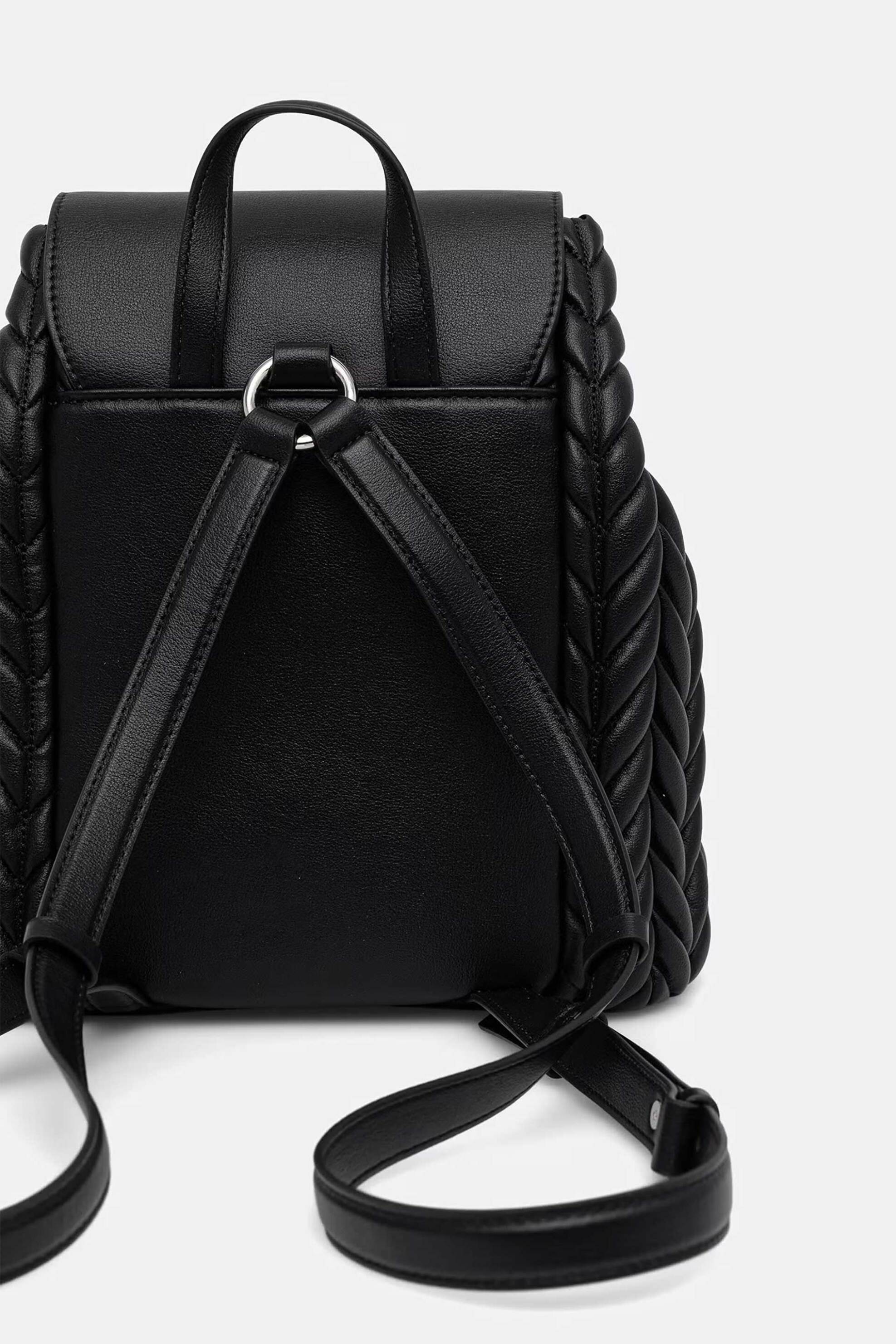 KARL LAGERFELD Karl Lagerfeld γυναικείο backpack "Weave Small" - B2W30034 Μαύρο - 2