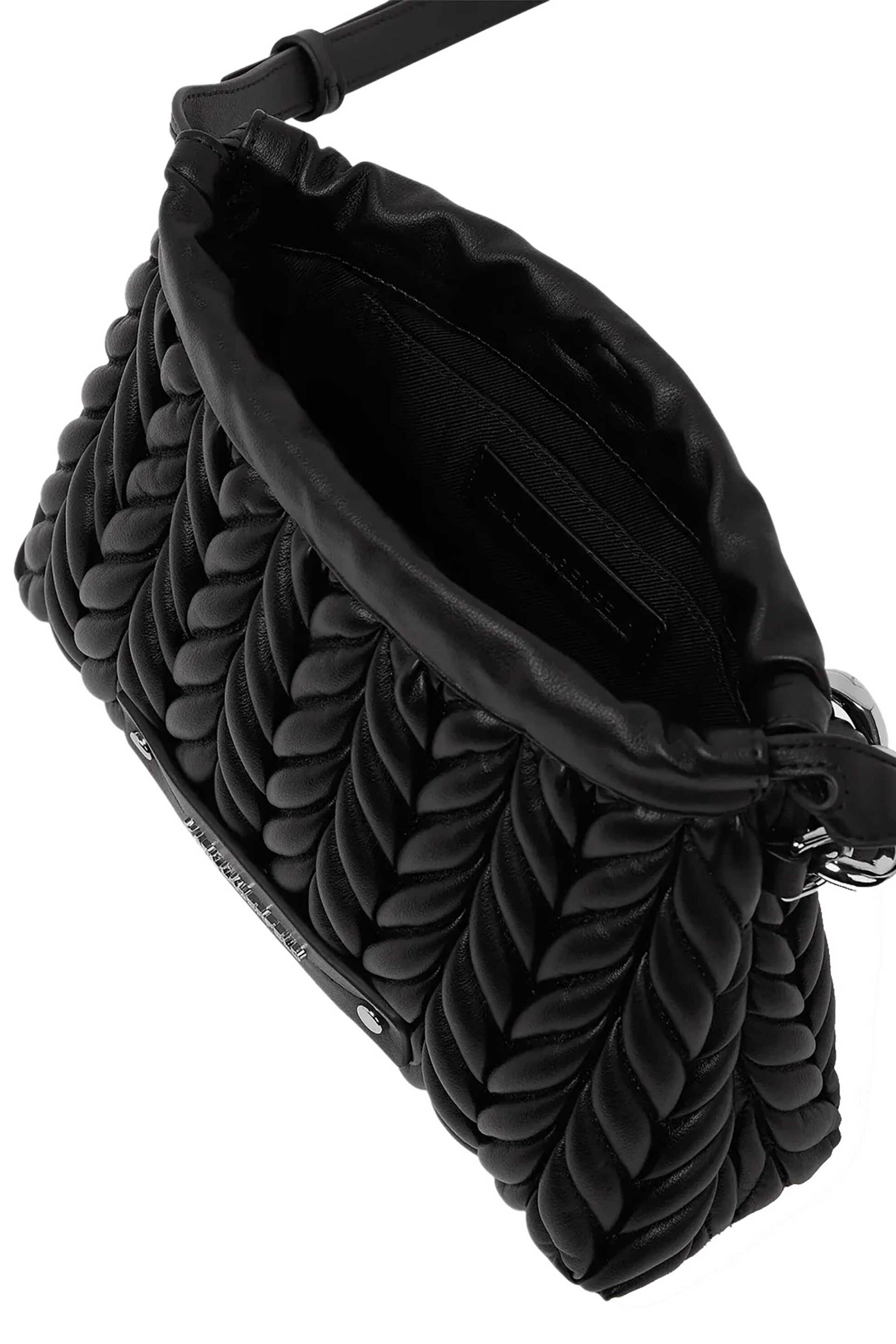 KARL LAGERFELD Karl Lagerfeld γυναικεία τσάντα crossbody "Weave Small" - B2W30035 Μαύρο - 3