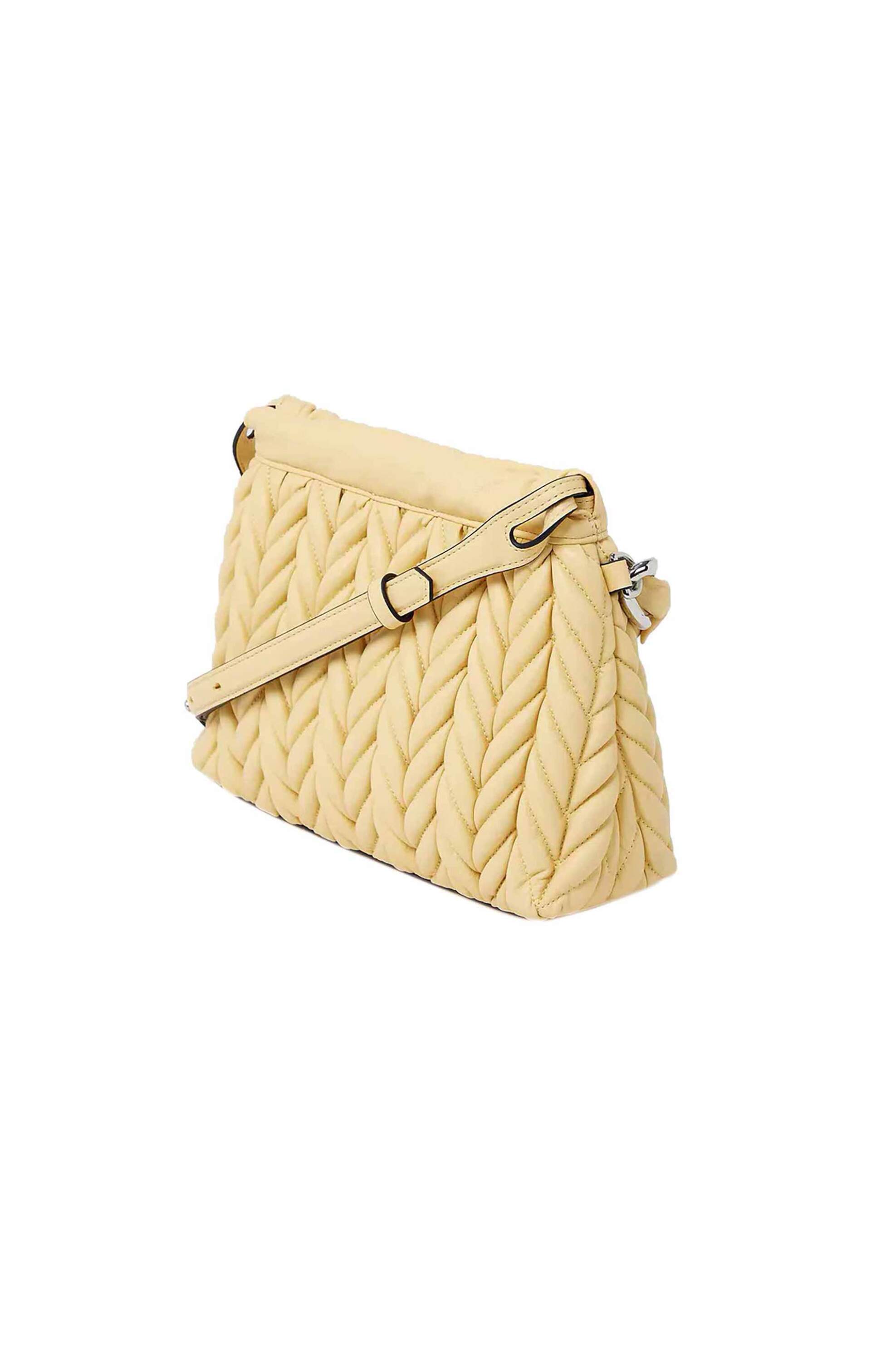 KARL LAGERFELD Karl Lagerfeld γυναικεία τσάντα crossbody "Weave Small" - B2W30035 Κίτρινο Ανοιχτό - 2