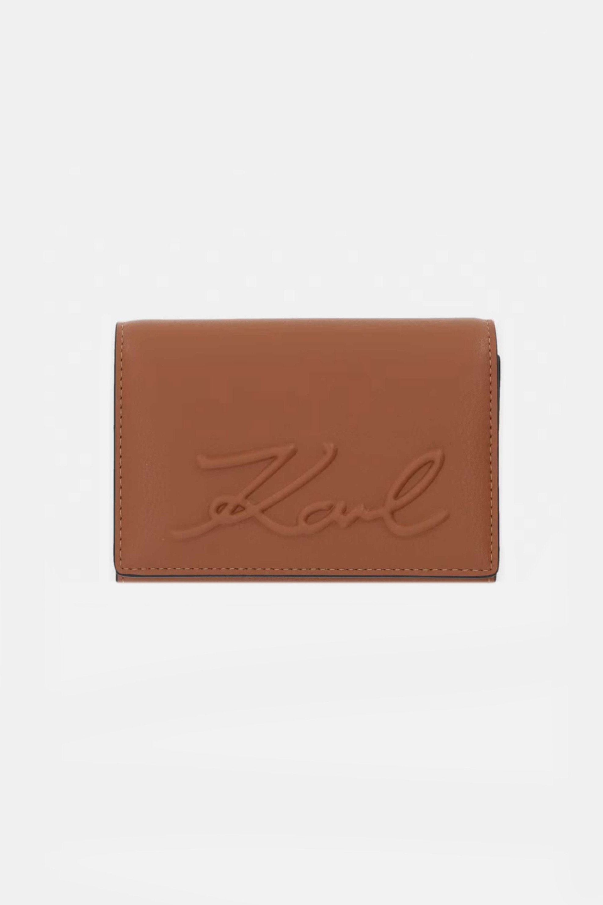 Karl Lagerfeld γυναικείο πορτοφόλι "Ville Medium" - B2W32018 Ταμπά