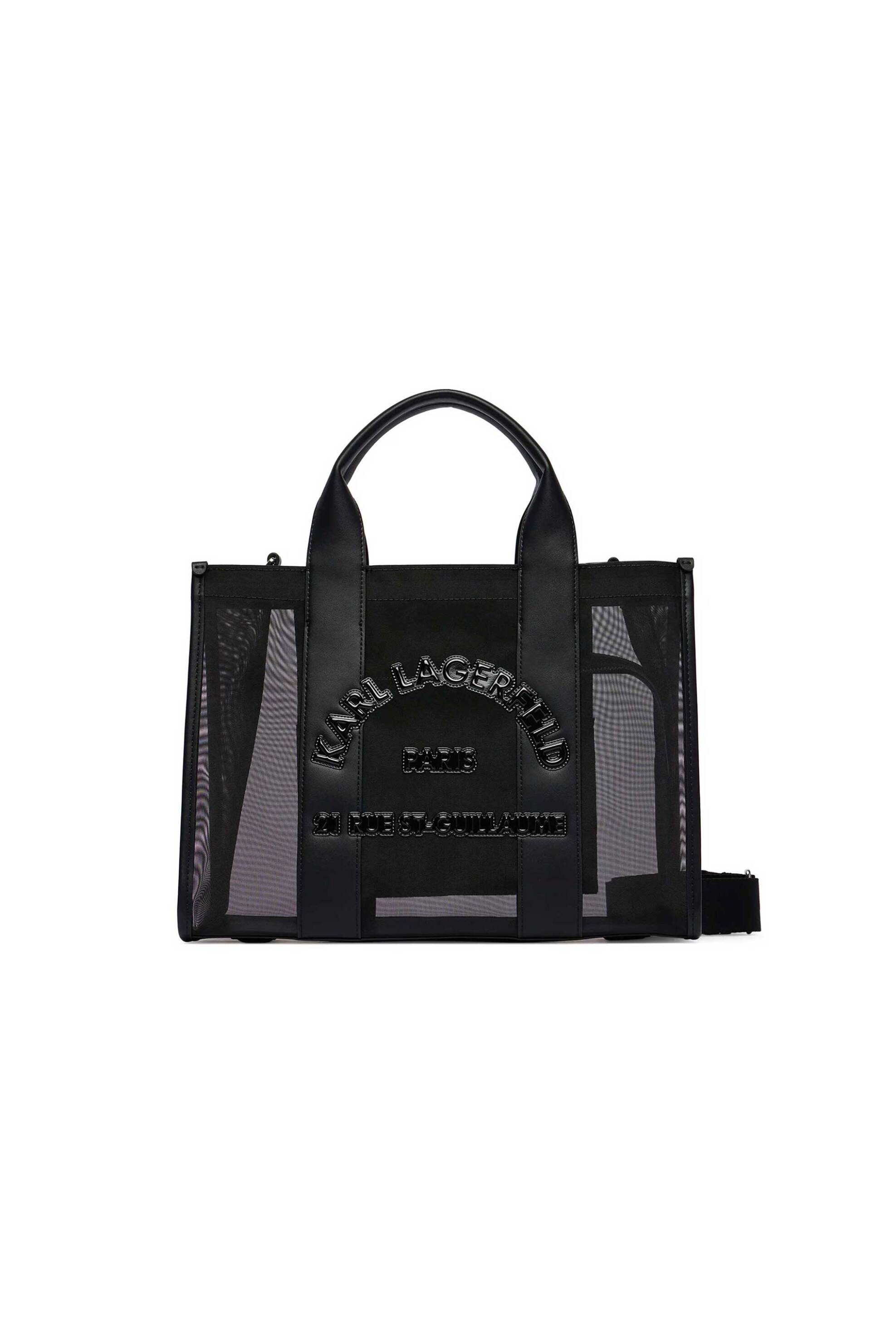 Karl Lagerfeld γυναικεία τσάντα tote "Rue St Guillaume Mesh Medium" - B2W50006 Μαύρο
