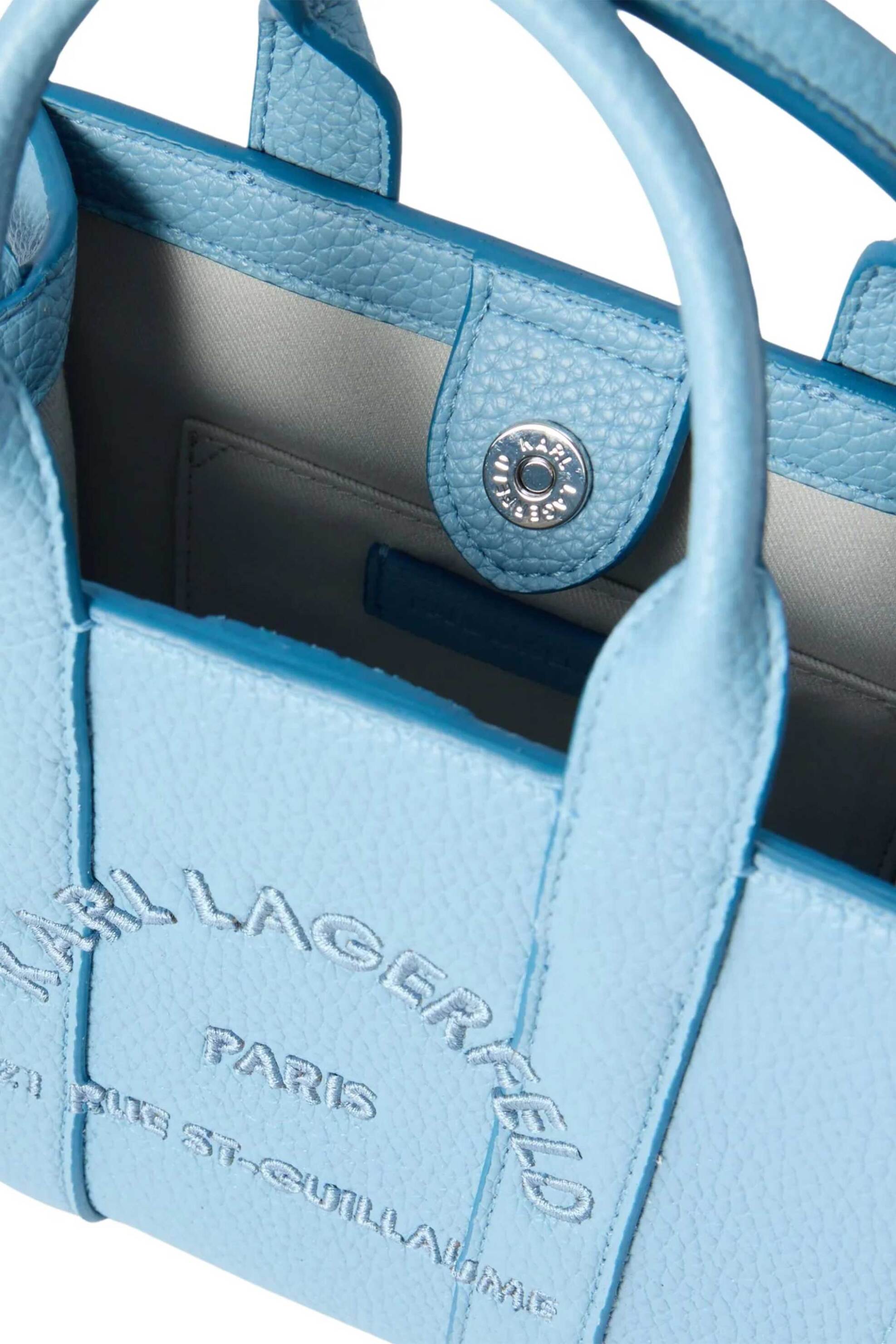 KARL LAGERFELD Karl Lagerfeld γυναικεία τσάντα tote "Rue St Guillaume Mini" - B1W30042 Μπλε Ανοιχτό - 3