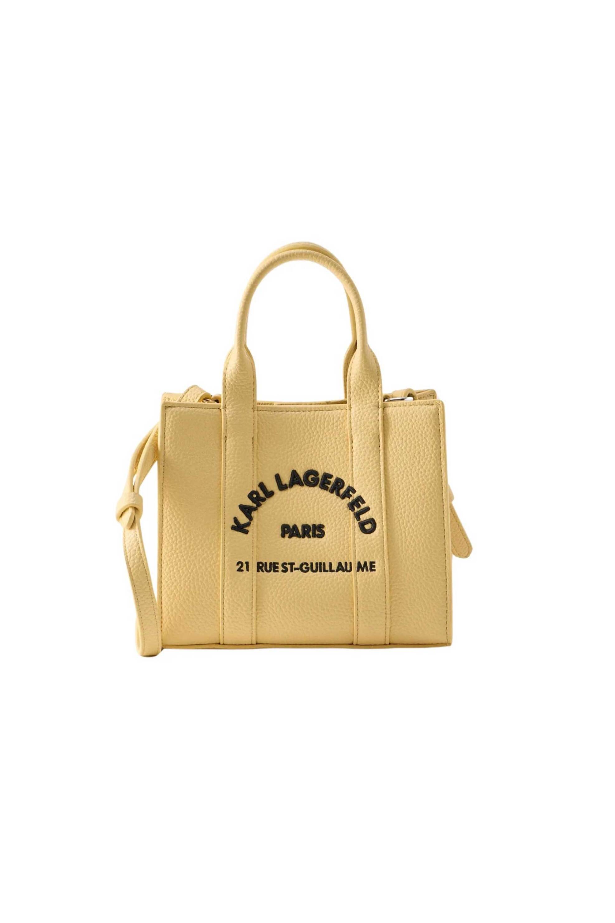 Karl Lagerfeld γυναικεία τσάντα tote "Rue St Guillaume Mini" - B1W30042 Κίτρινο Ανοιχτό