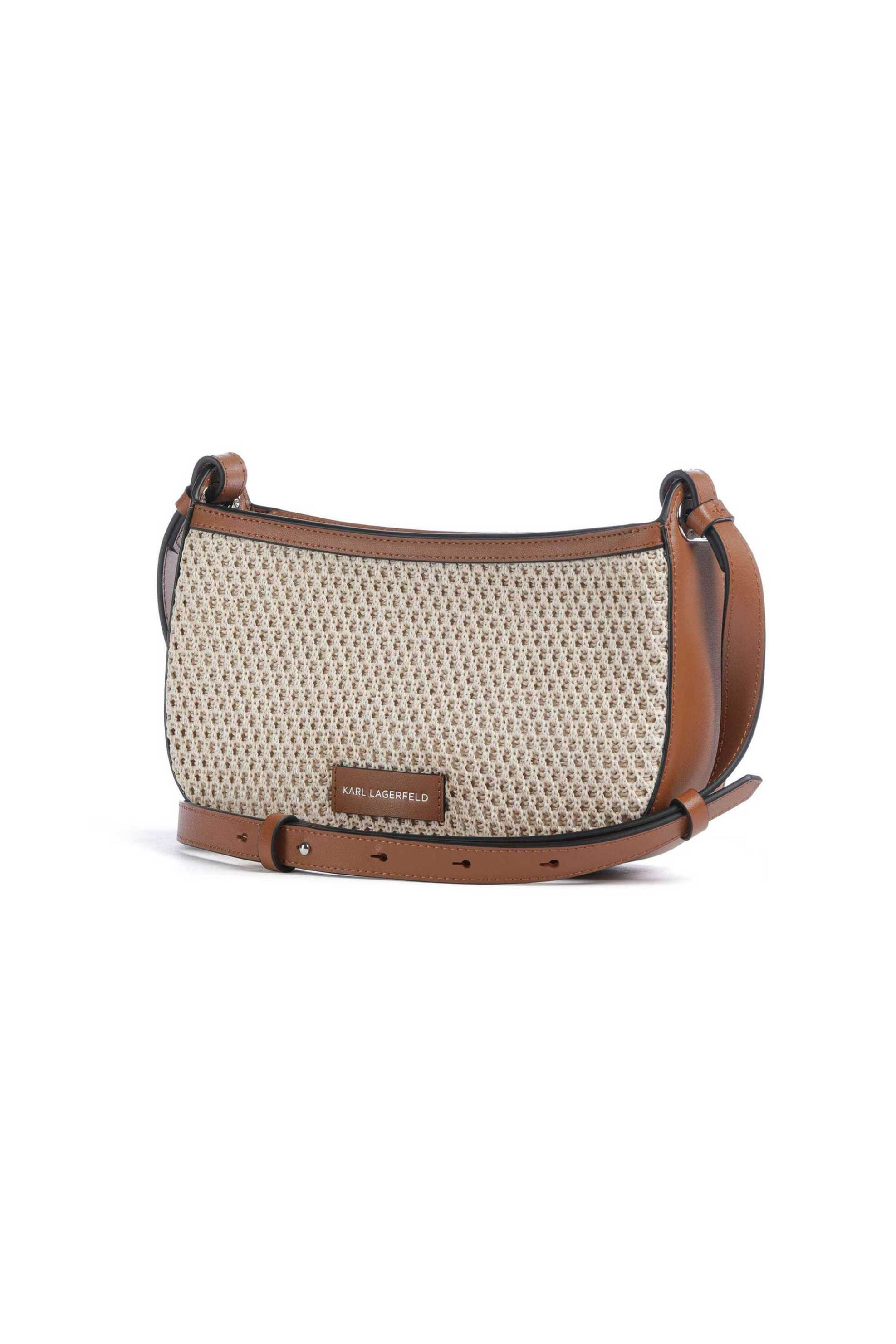 KARL LAGERFELD Karl Lagerfeld γυναικεία τσάντα crossbody "Circle Mesh" - B2W30020 Μπεζ - 2