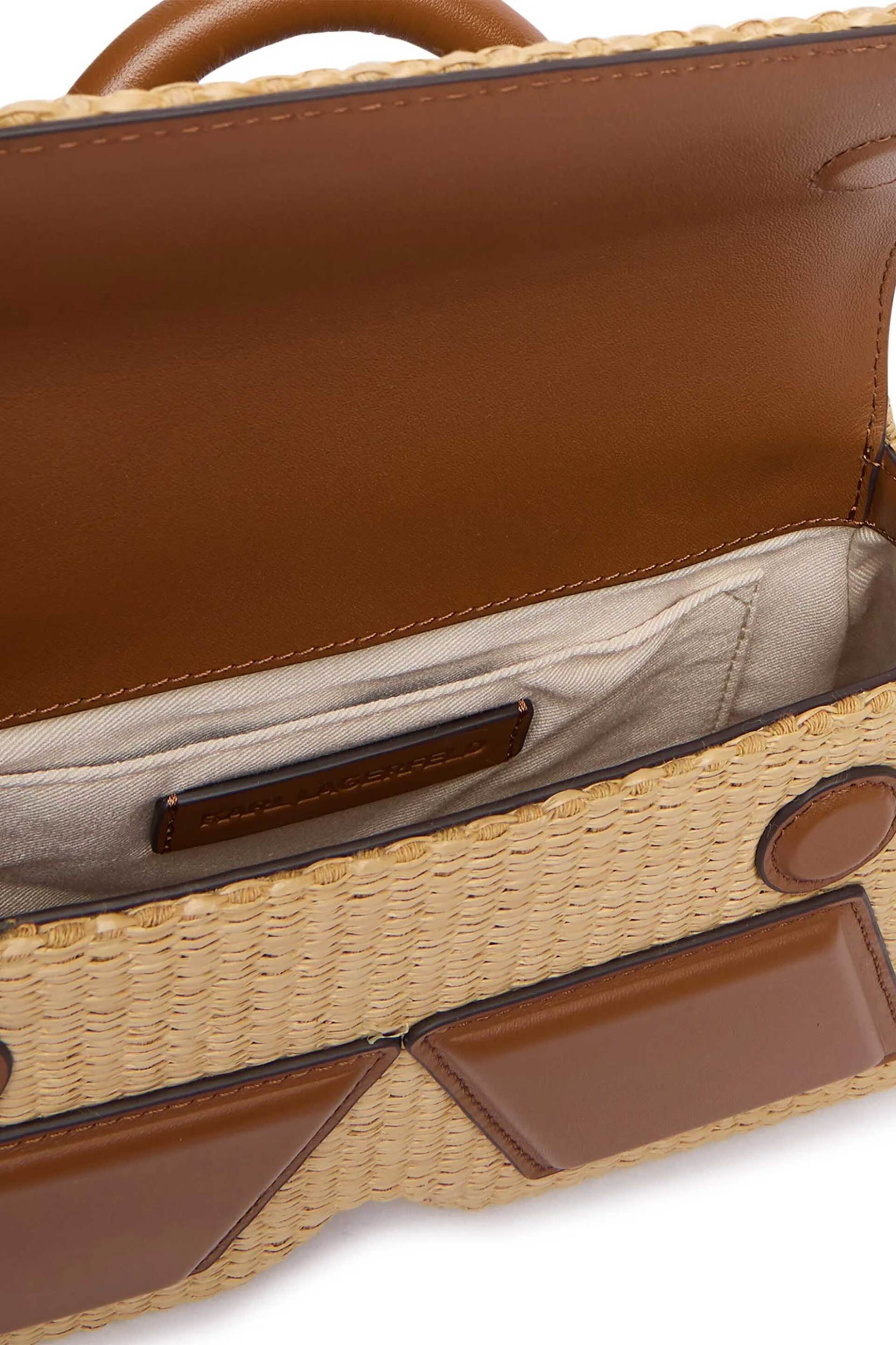 KARL LAGERFELD Karl Lagerfeld γυναικεία τσάντα χειρός/crossbody "Ikon" - B2W30024 Μπεζ - 3