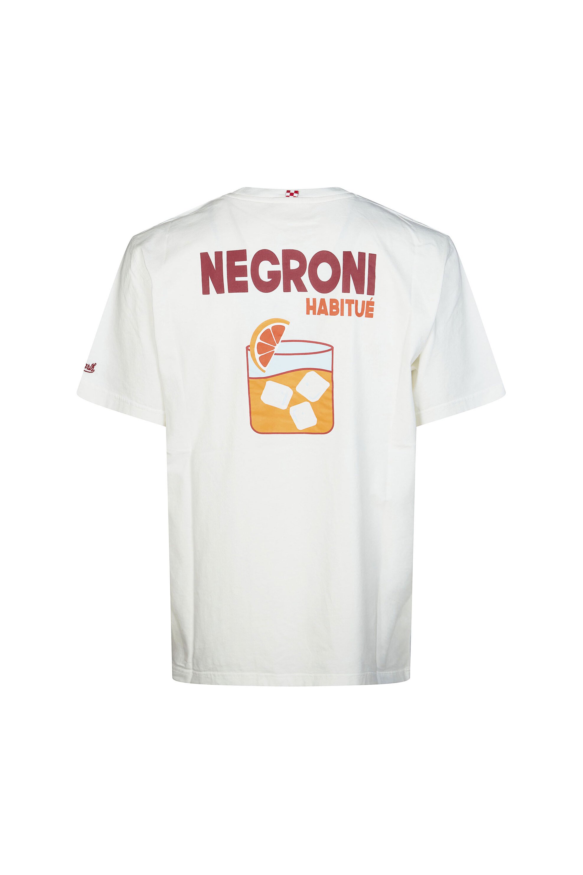 Mc2 Saint Barth Ανδρικό T-Shirt Negroni Postcard - Prl0002-04201L Λευκό