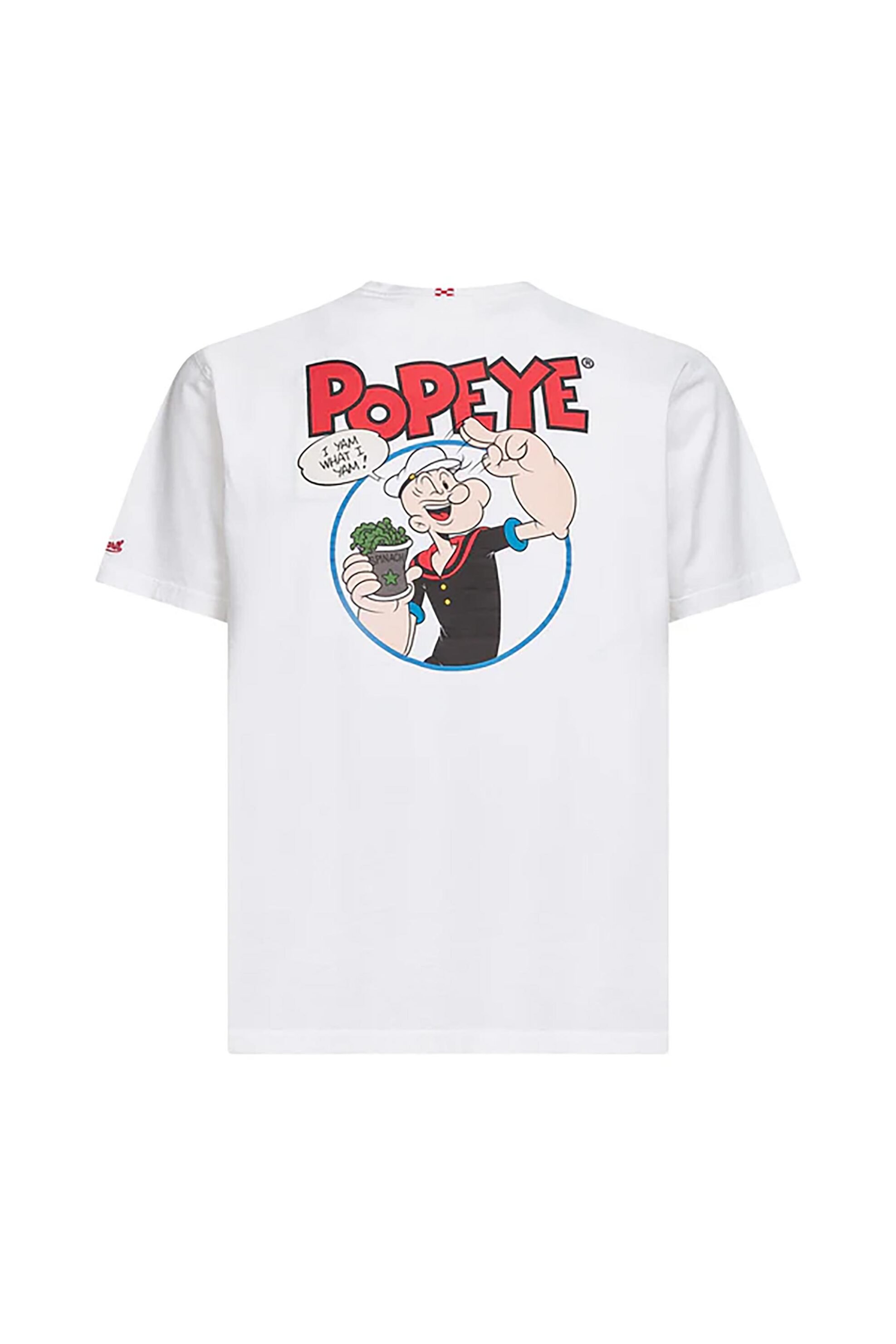 Mc2 Saint Barth Ανδρικό T-Shirt Popeye - Prl0002-03575L Λευκό