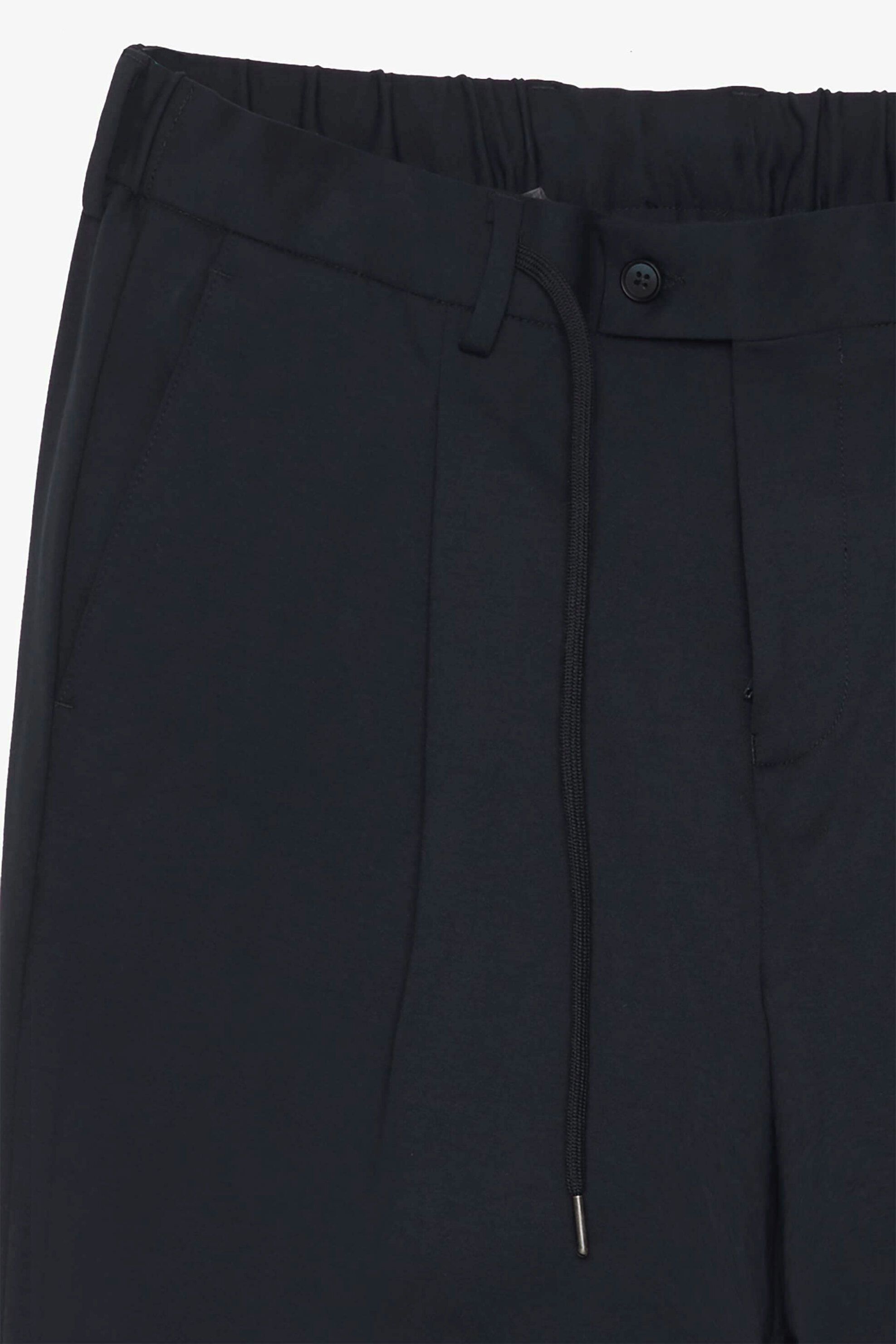 Sseinse ανδρικό casual παντελόνι με ελαστική μέση - PSI1317SS 324 Μαύρο φωτογραφία