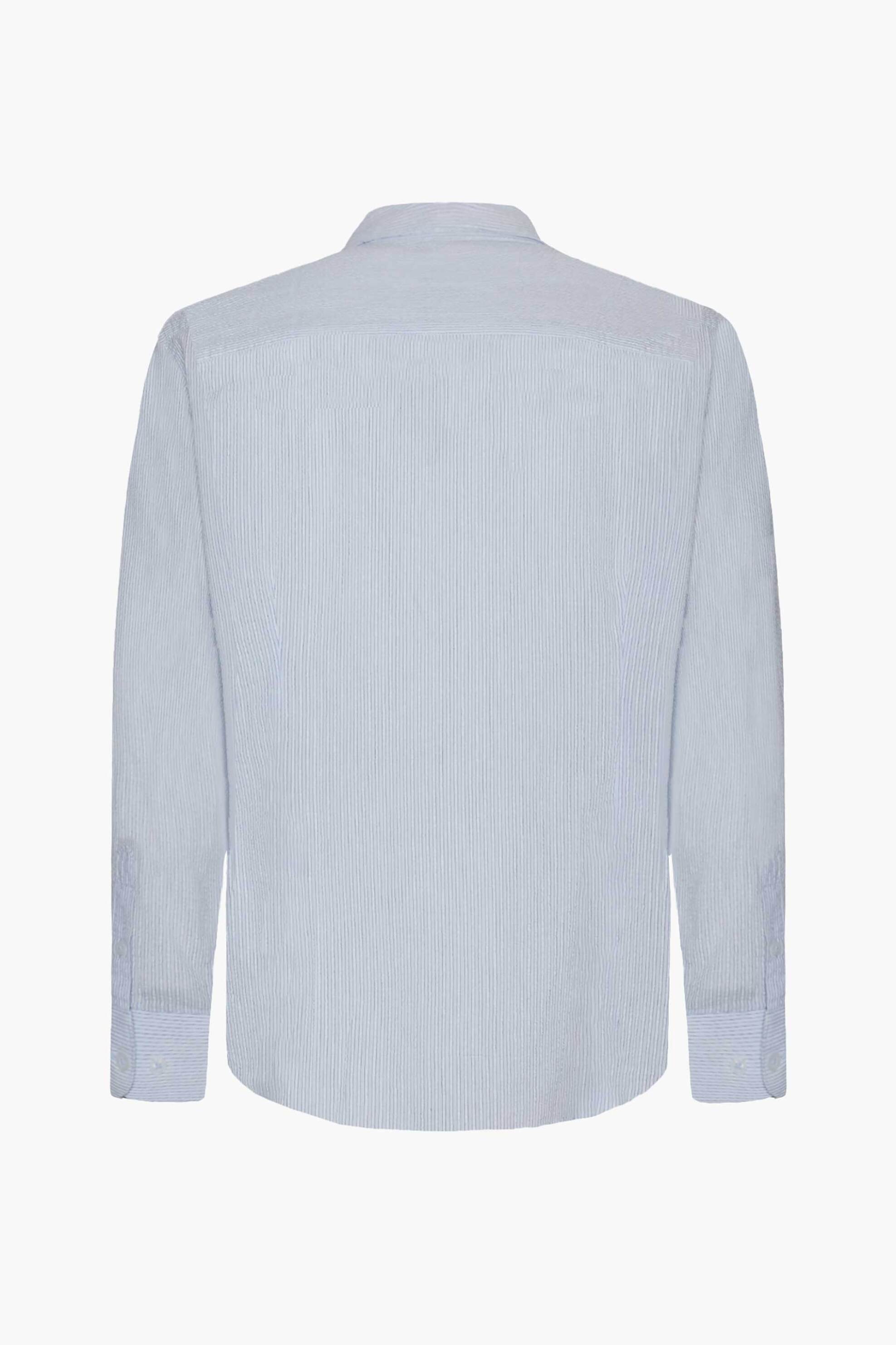 Seinse ανδρικό πουκάμισο με ριγέ σχέδιο Slim Fit - CE996SS 125 Μπλε Ανοιχτό φωτογραφία