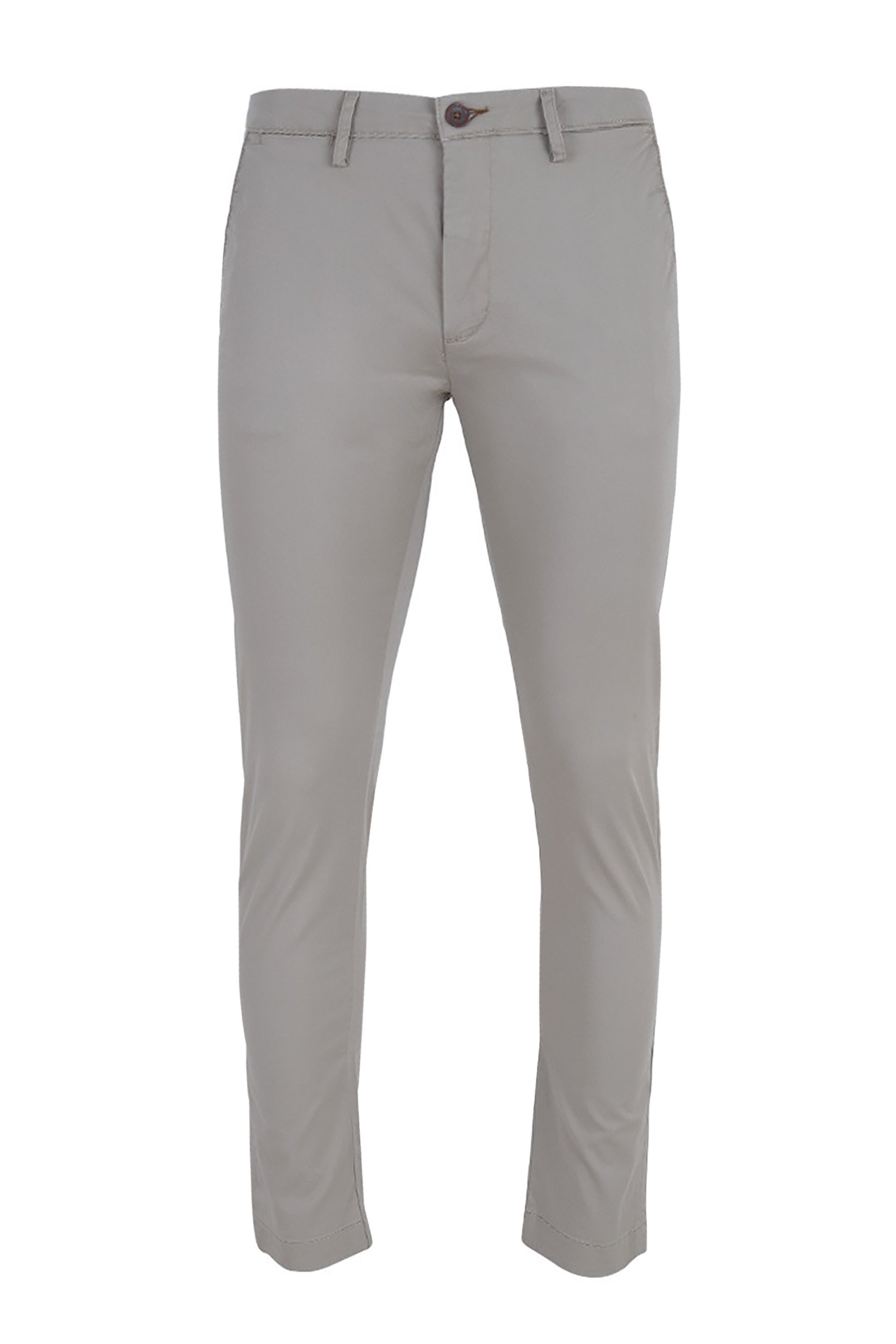 SEINSE Seinse ανδρικό παντελόνι chino μονόχρωμο Slim Fit - PSE1340SS 125 Γκρι