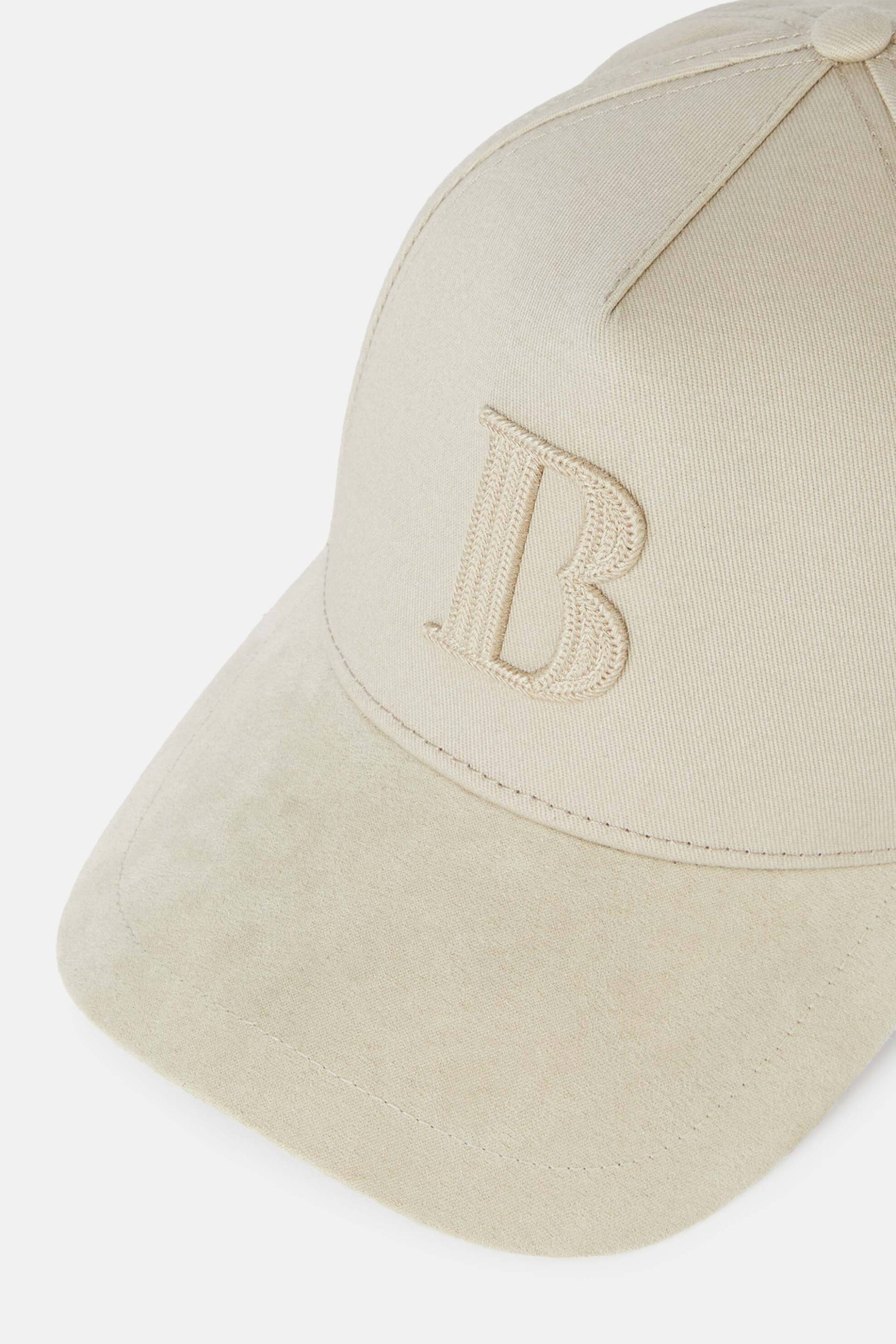 Ανδρική Μόδα > Ανδρικά Αξεσουάρ > Ανδρικά Καπέλα & Σκούφοι Boggi Milano ανδρικό καπέλο με κεντημένο monogram - BO24P006001 Κρέμ