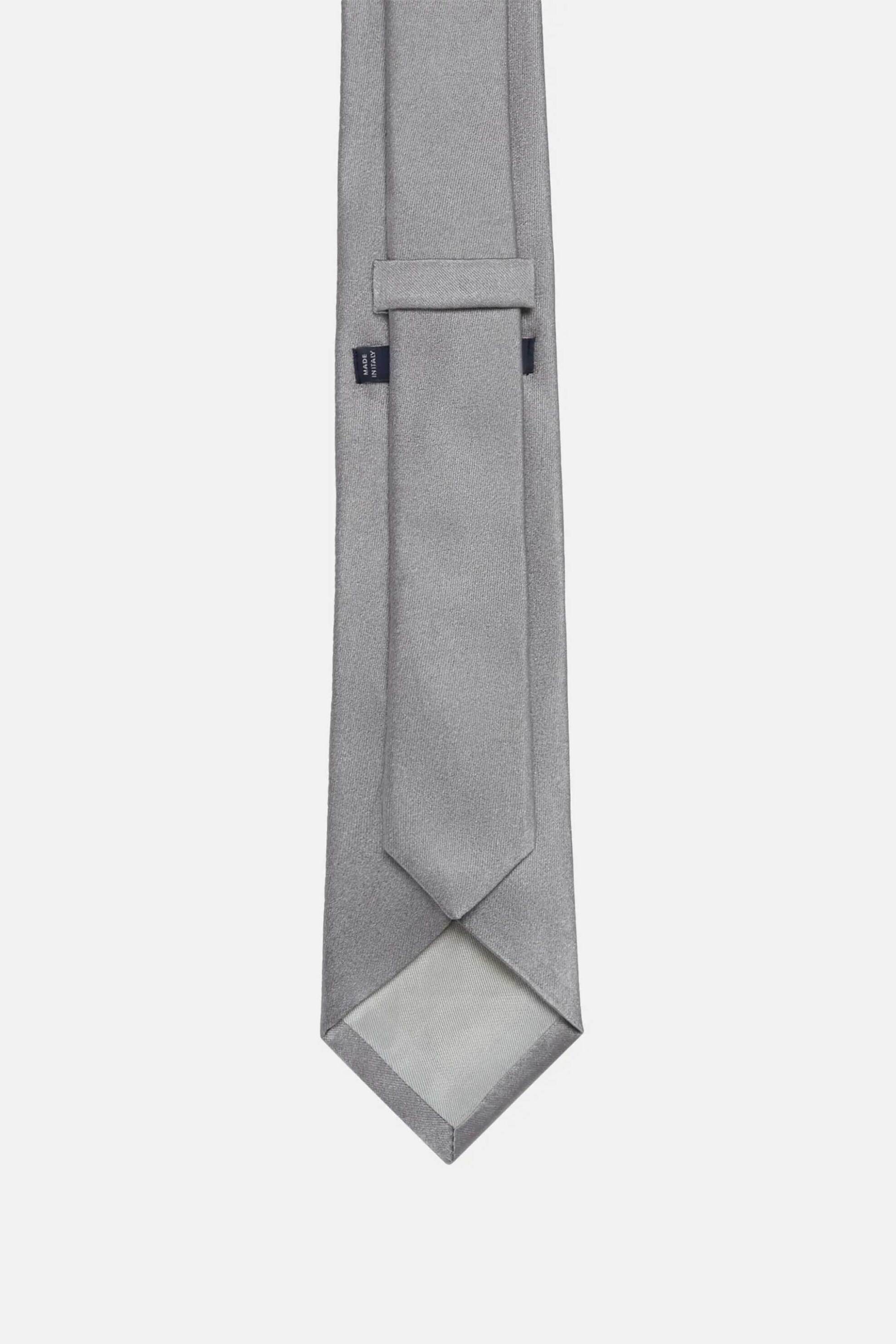 Boggi Milano Ανδρική Μεταξωτή Γραβάτα - Bo18C002901 Ασημί