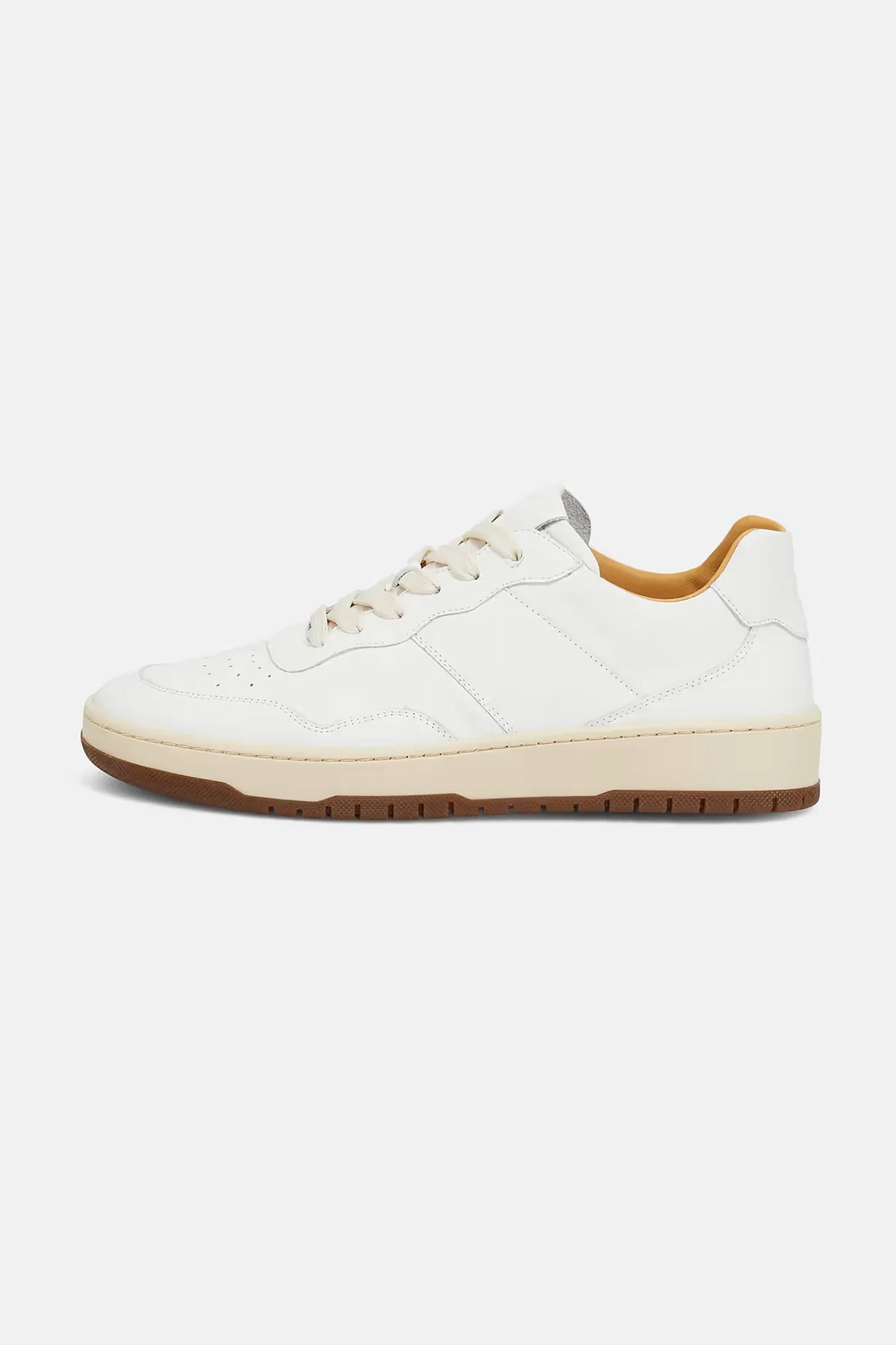 Boggi Milano ανδρικά δερμάτινα sneakers - BO25P002101 Μπεζ
