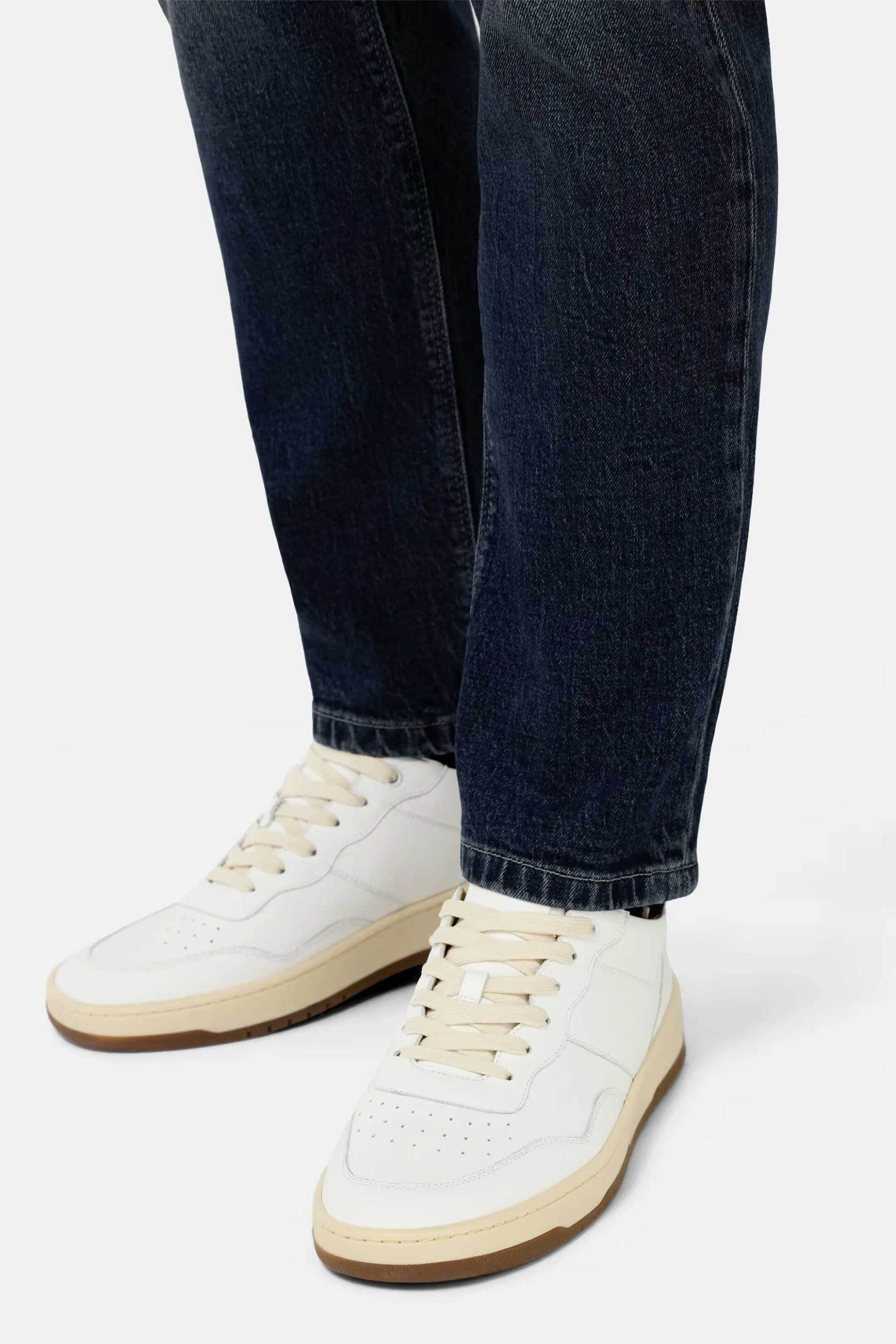 Boggi Milano Ανδρικά Δερμάτινα Sneakers - Bo25P002101 Μπεζ