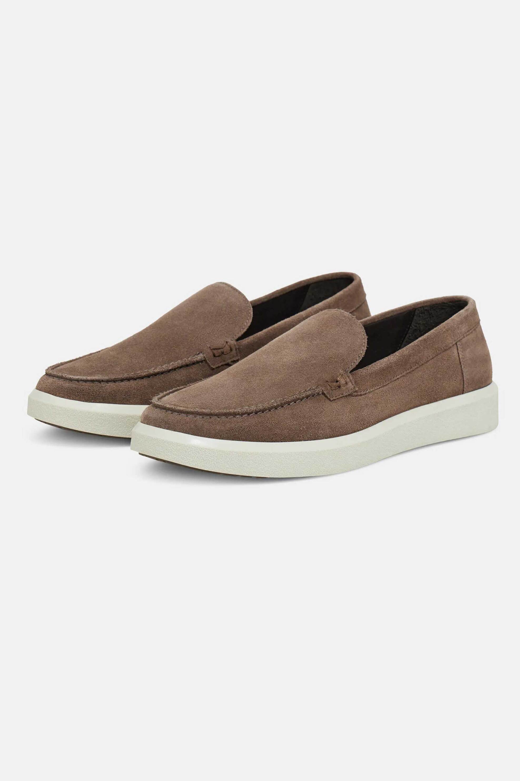 Boggi Milano ανδρικά suede loafers - BO25P006702 Καφέ Ανοιχτό φωτογραφία