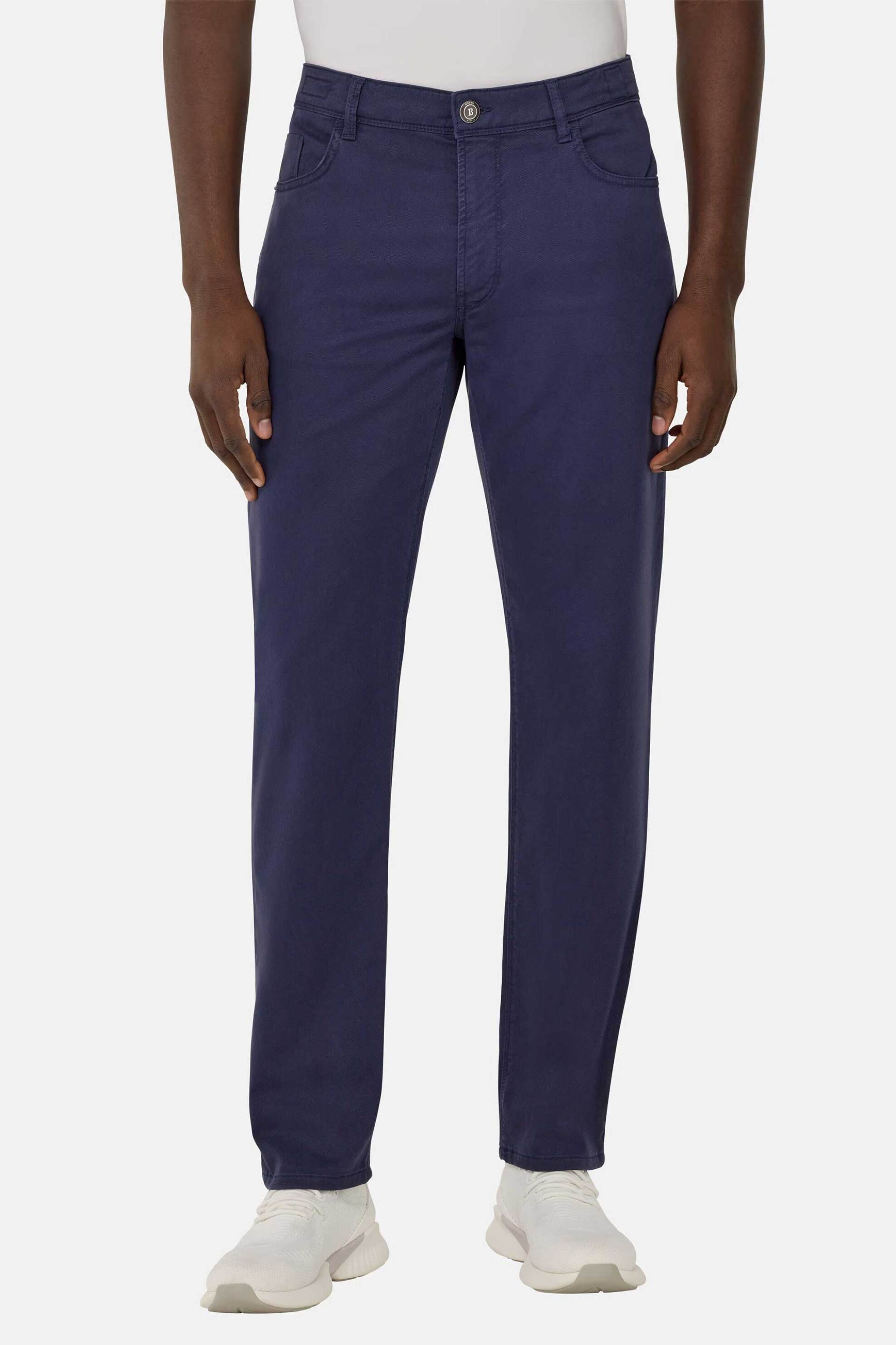 Boggi Milano ανδρικό τζιν παντελόνι Regular Fit - BO25P027101 Μπλε Σκούρο φωτογραφία