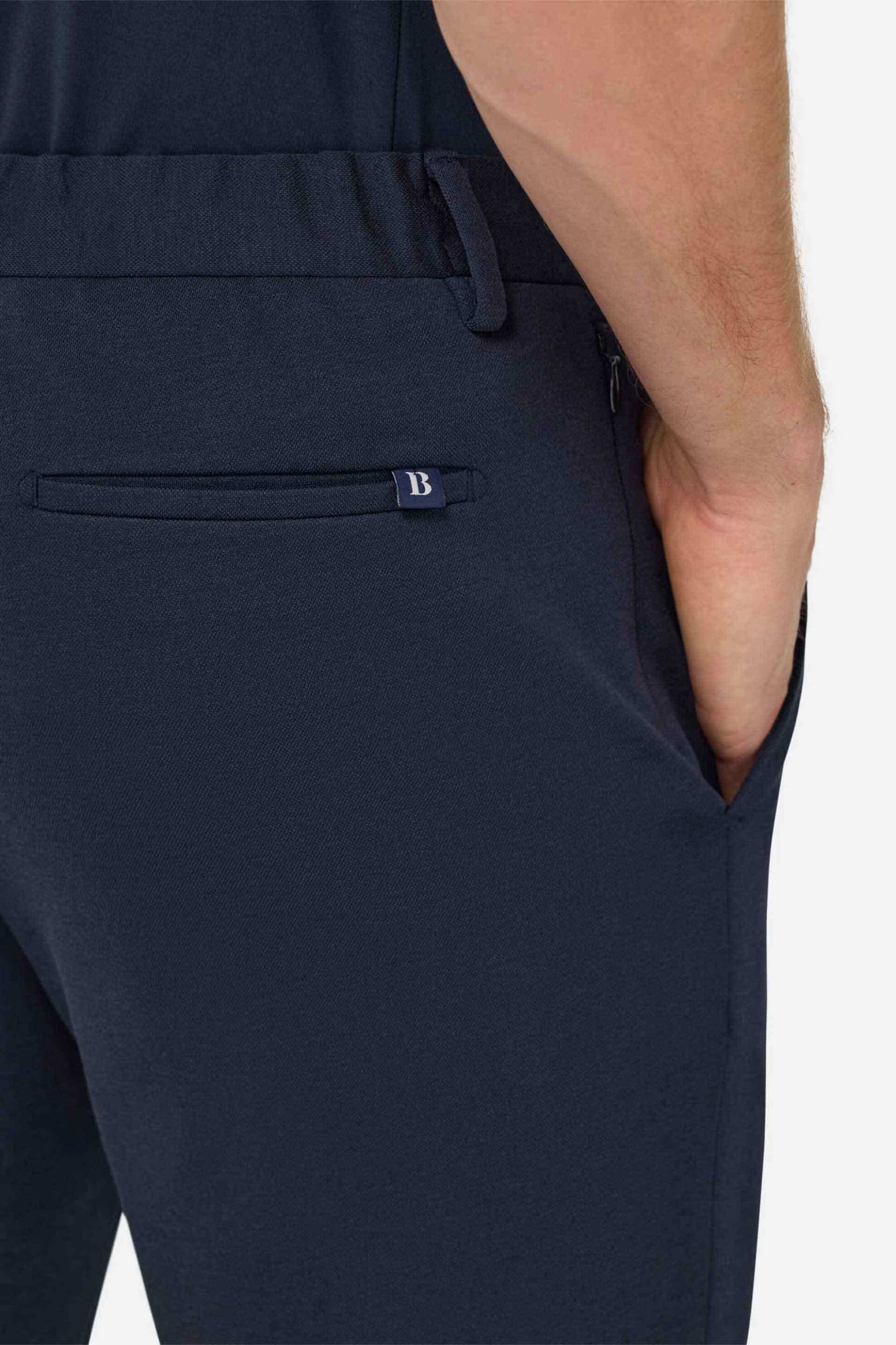Boggi Milano Ανδρικό Παντελόνι Μονόχρωμο Regular Fit - Bo25P057501 Μπλε Σκούρο