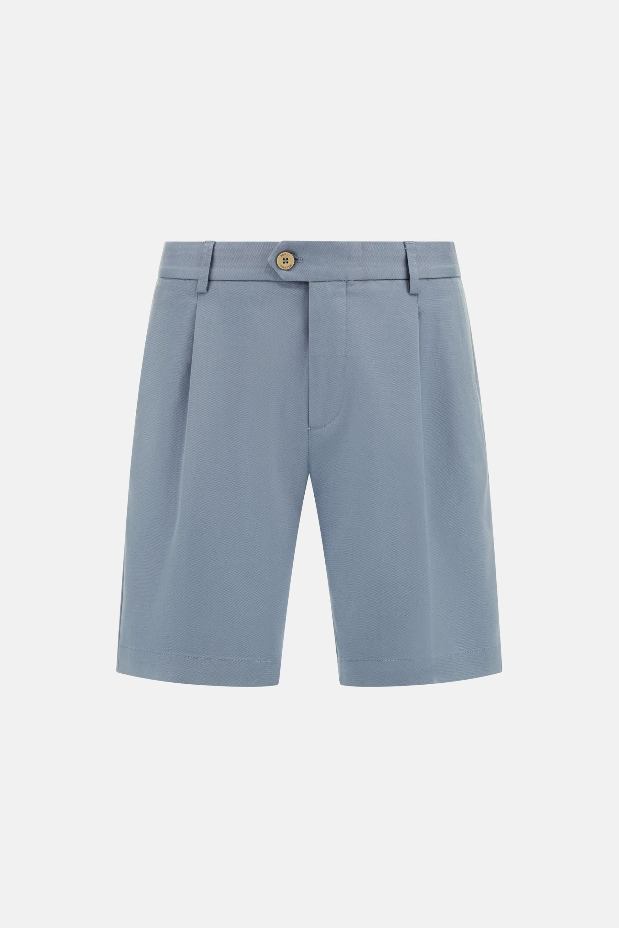 Boggi Milano Ανδρική Βερμούδα Μονόχρωμη Regular Fit - Bo25P037406 Μπλε
