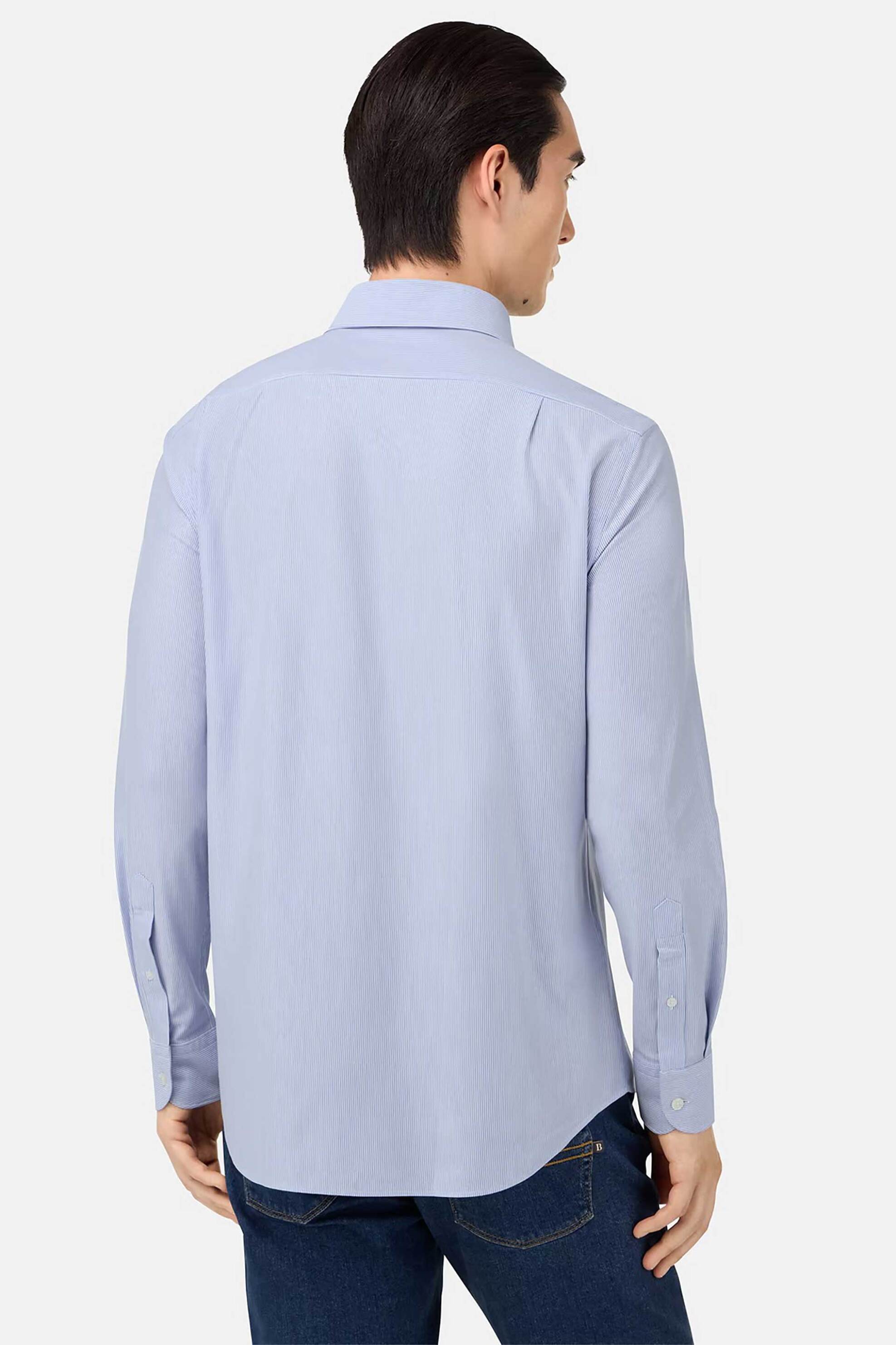 Boggi Milano ανδρικό πουκάμισο Regular Fit - BO25A001101 Σιελ φωτογραφία