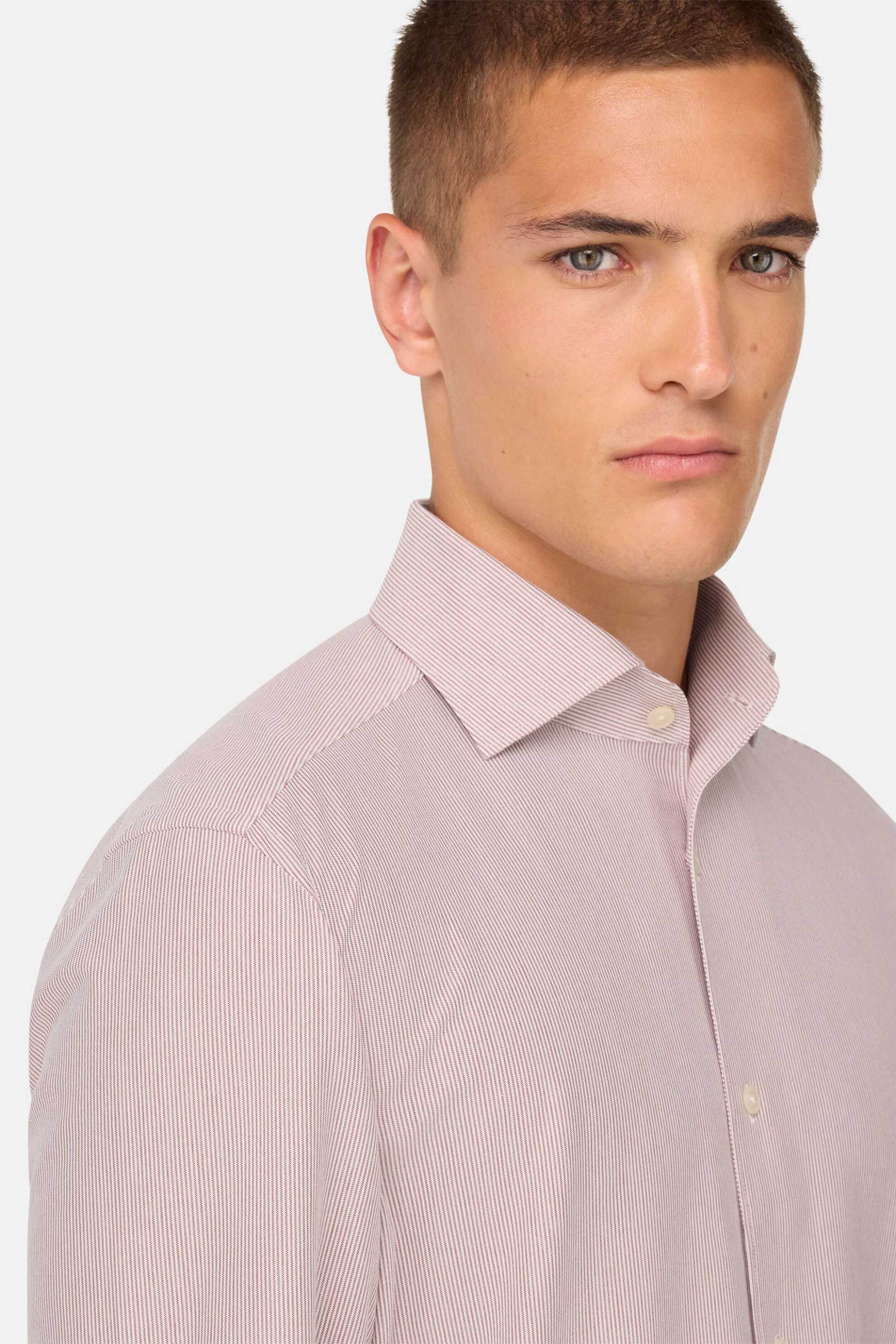 Boggi Milano ανδρικό πουκάμισο Regular Fit - BO25A001103 Ροζ Ανοιχτό φωτογραφία