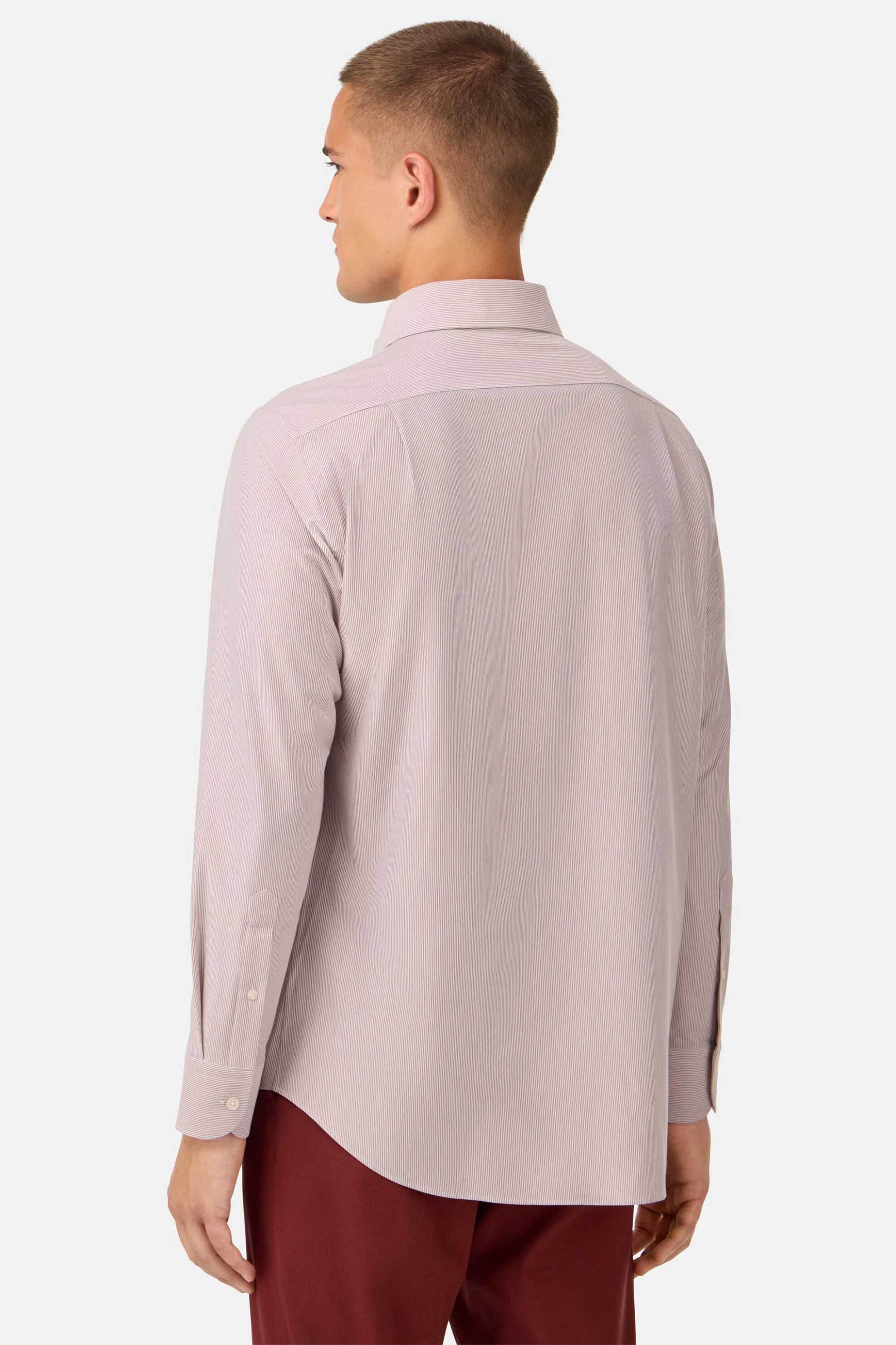 Boggi Milano ανδρικό πουκάμισο Regular Fit - BO25A001103 Ροζ Ανοιχτό φωτογραφία
