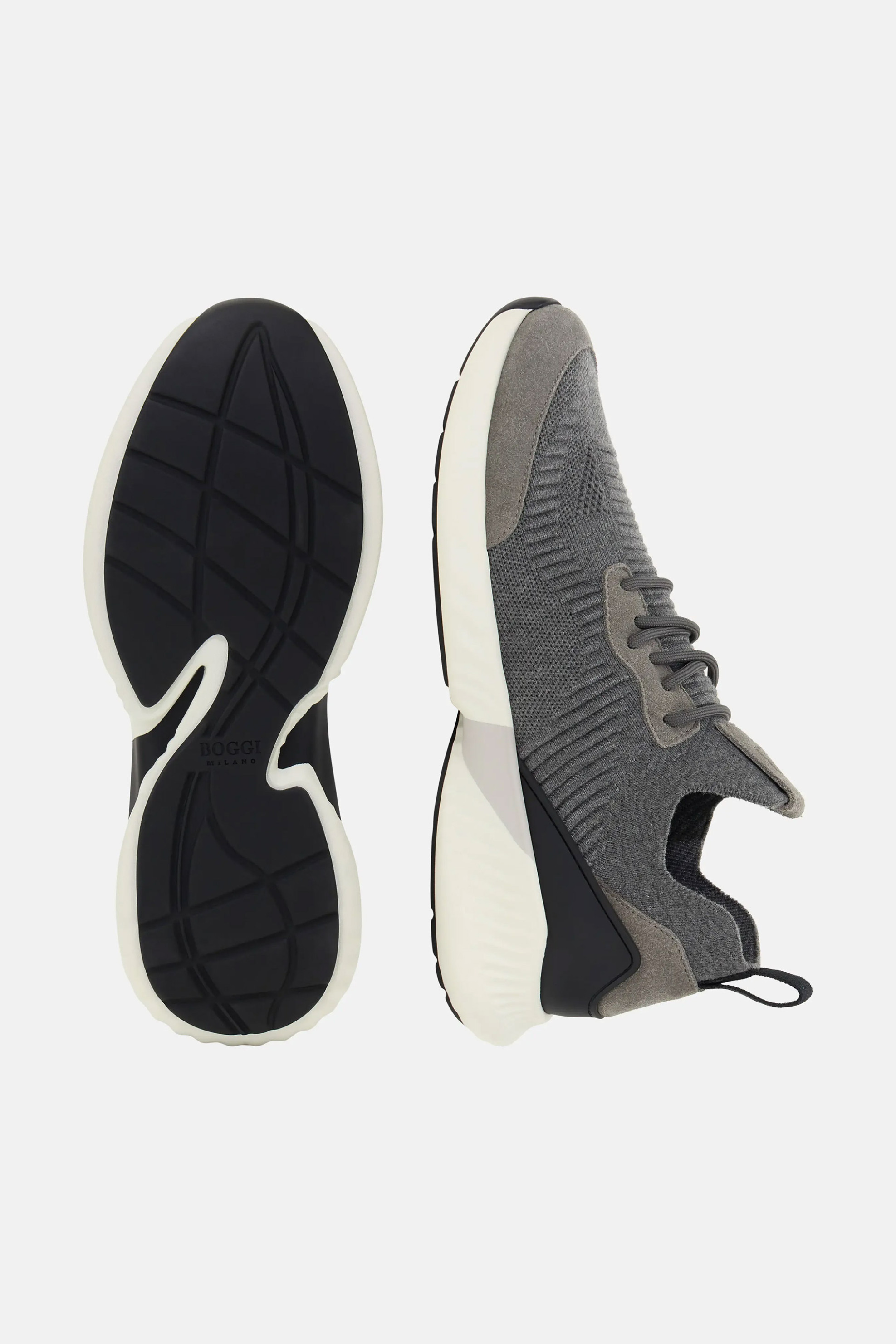 Boggi Milano ανδρικά sneakers "Willow" - BO25A103205 Γκρι φωτογραφία