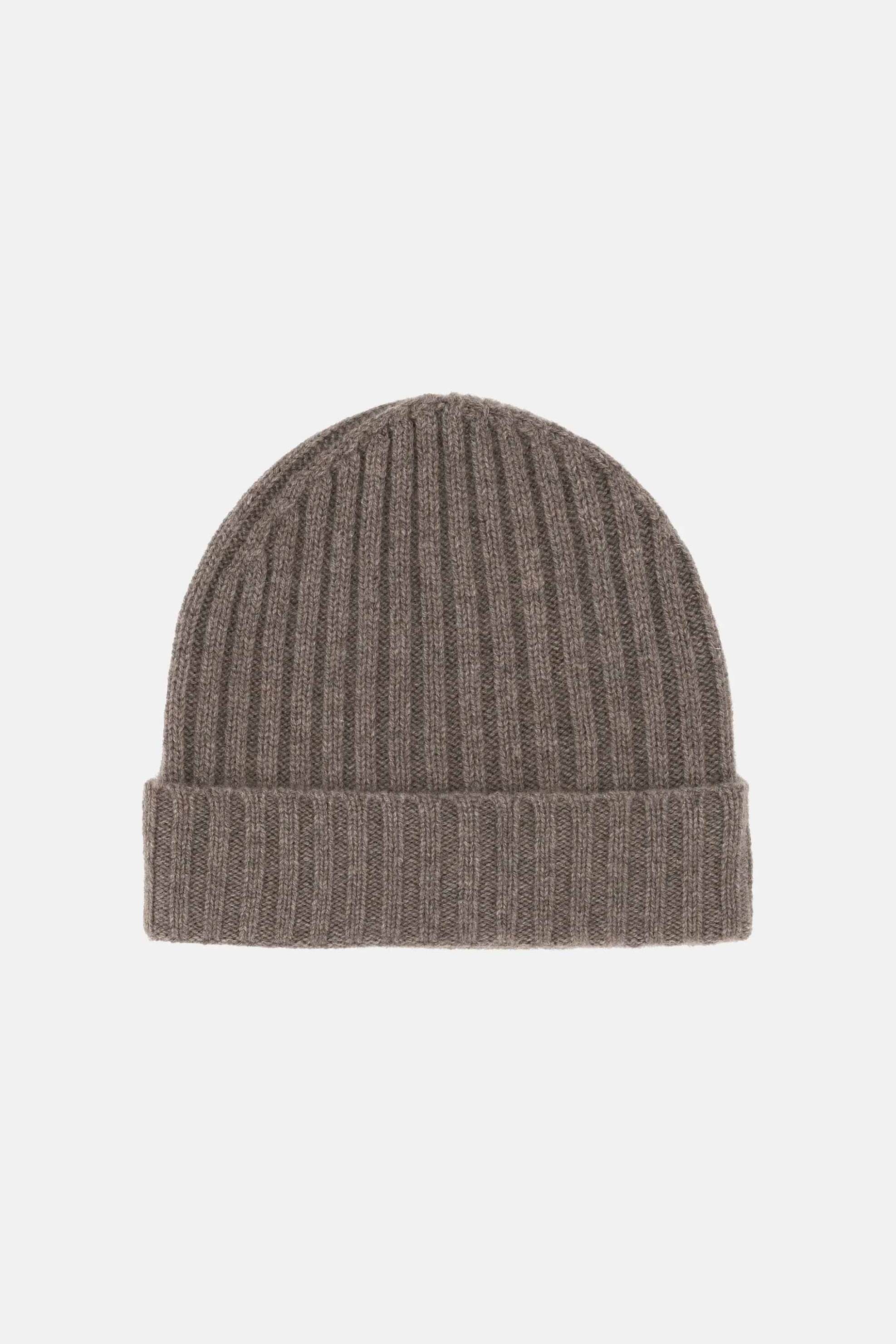 Boggi Milano ανδρικός σκούφος από κασμίρι - BO25A023501 Taupe