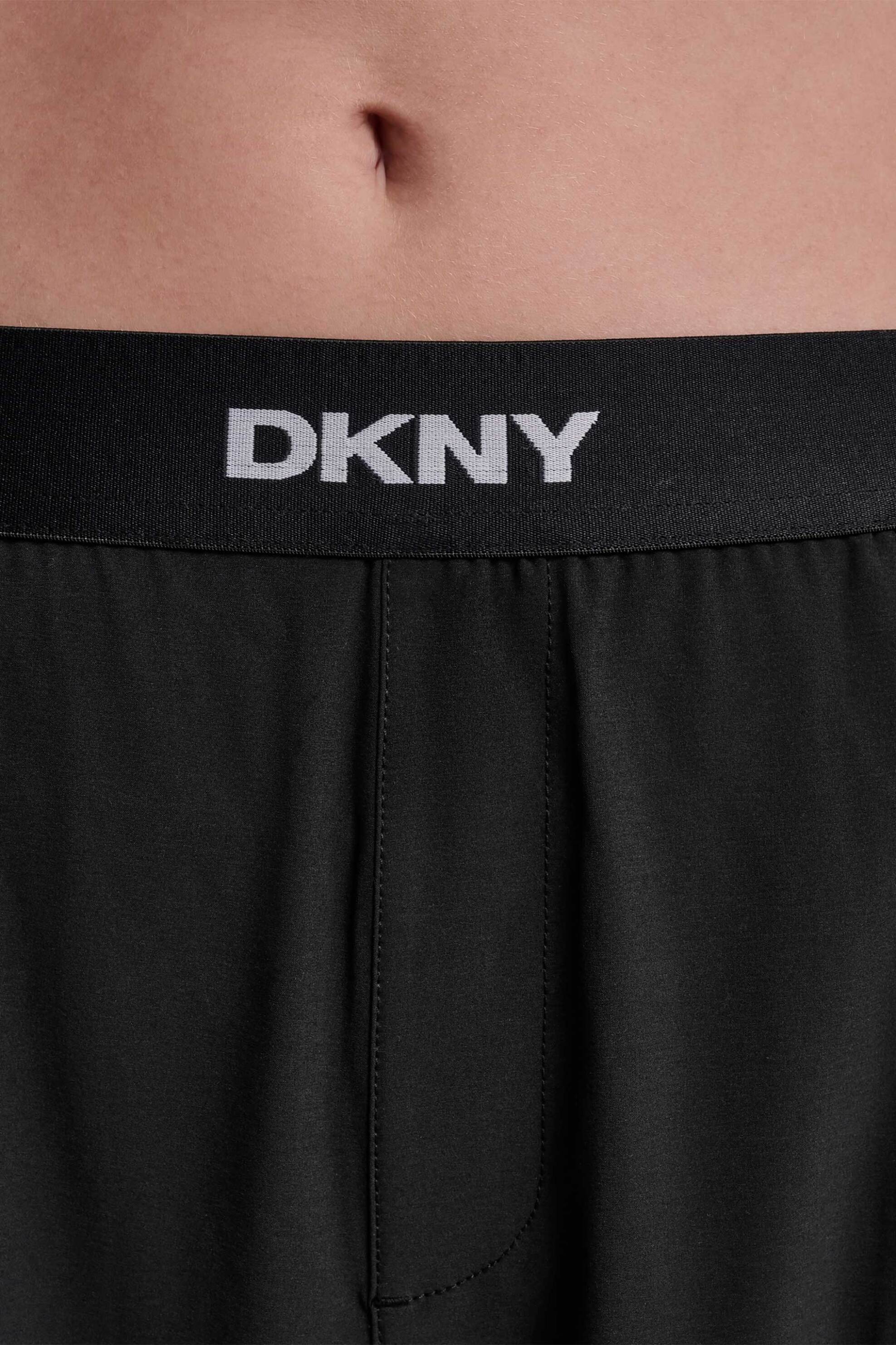 DKNY DKNY γυναικείο παντελόνι με ελαστική μέση - DP6P3645 Μαύρο - 3