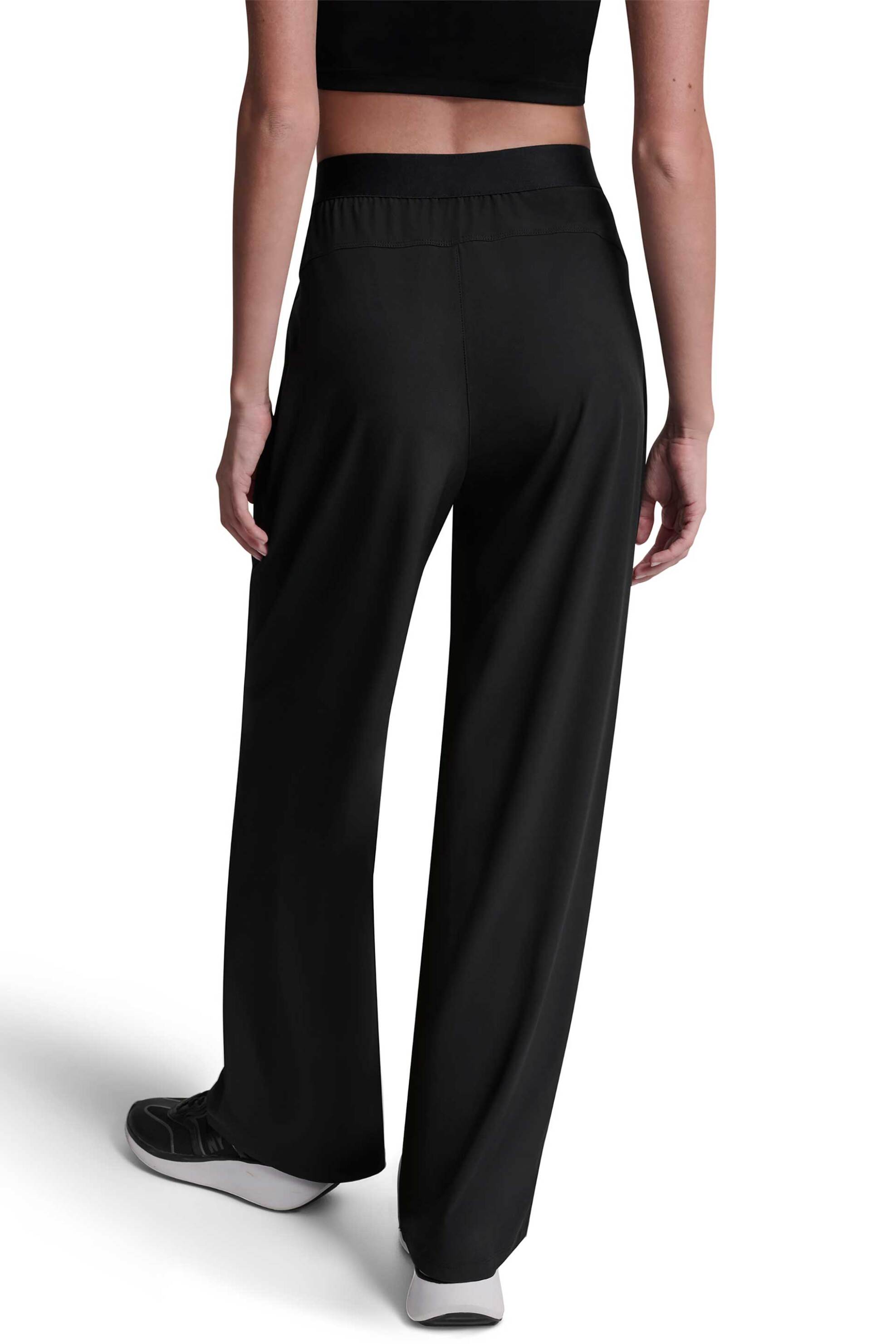 Dkny Γυναικείο Παντελόνι με Ελαστική Μέση - Dp6P3645 Μαύρο