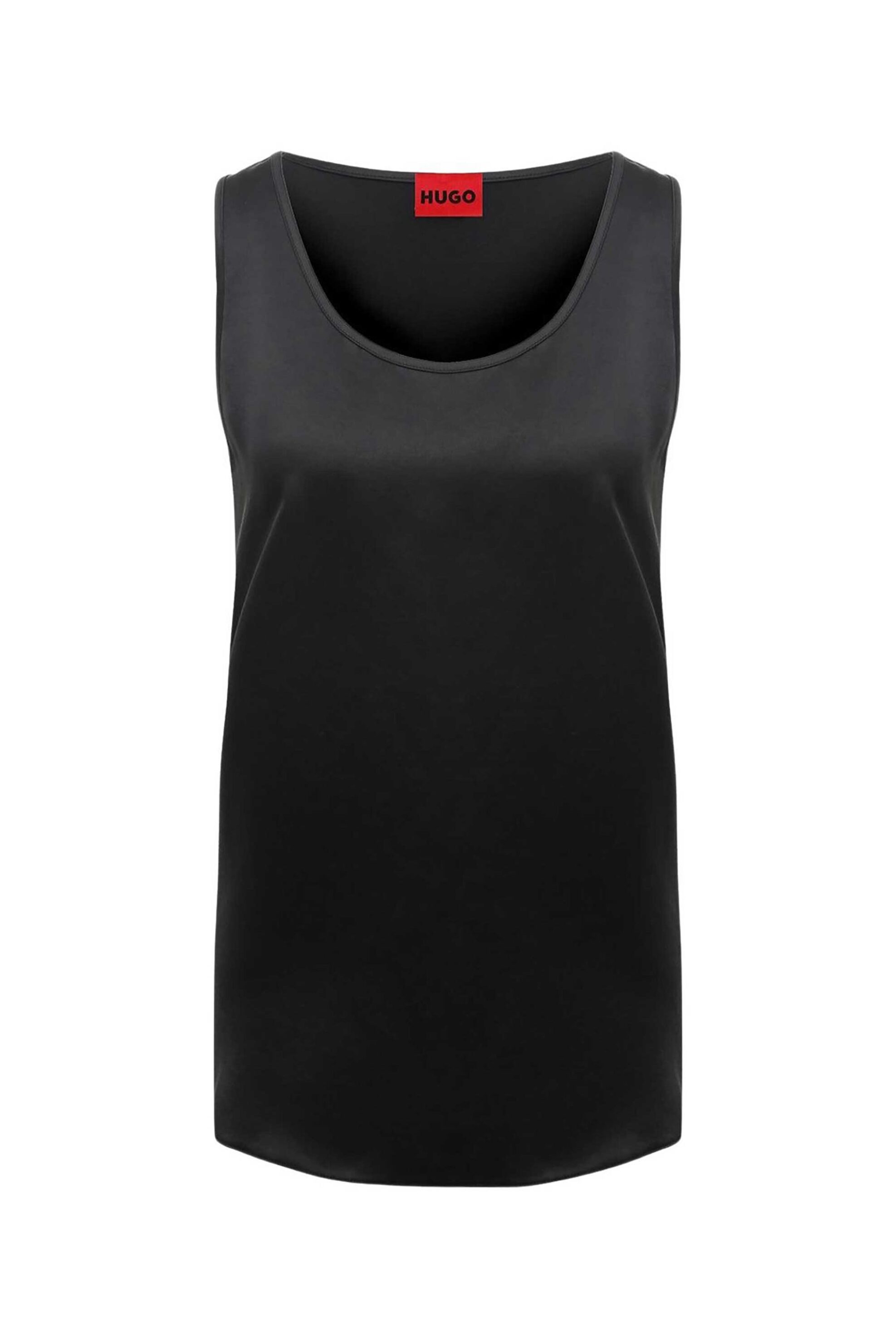 HUGO Hugo Boss γυναικεία αμάνικη μπλούζα Regular Fit "Cendis" - 50509446 Μαύρο