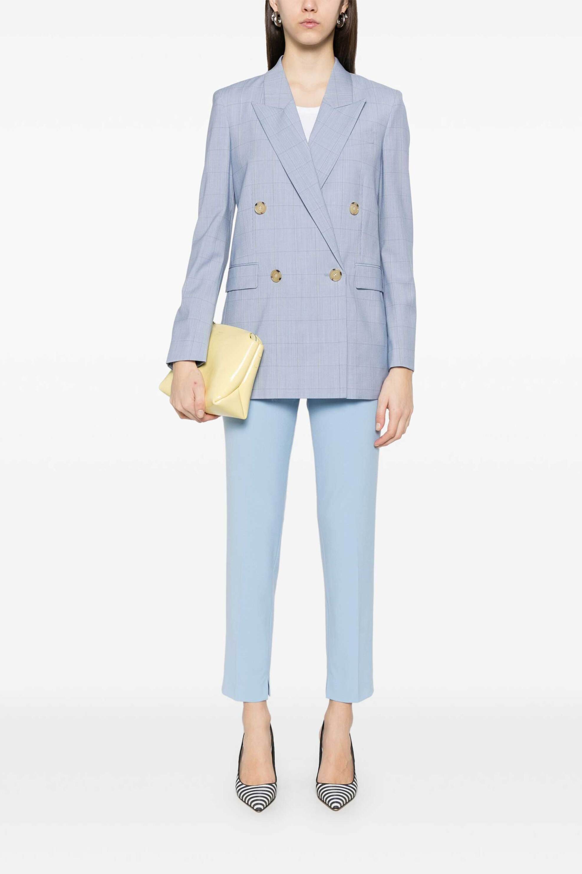  Hugo Boss γυναικείο παντελόνι μονόχρωμο cropped Straight Fit 