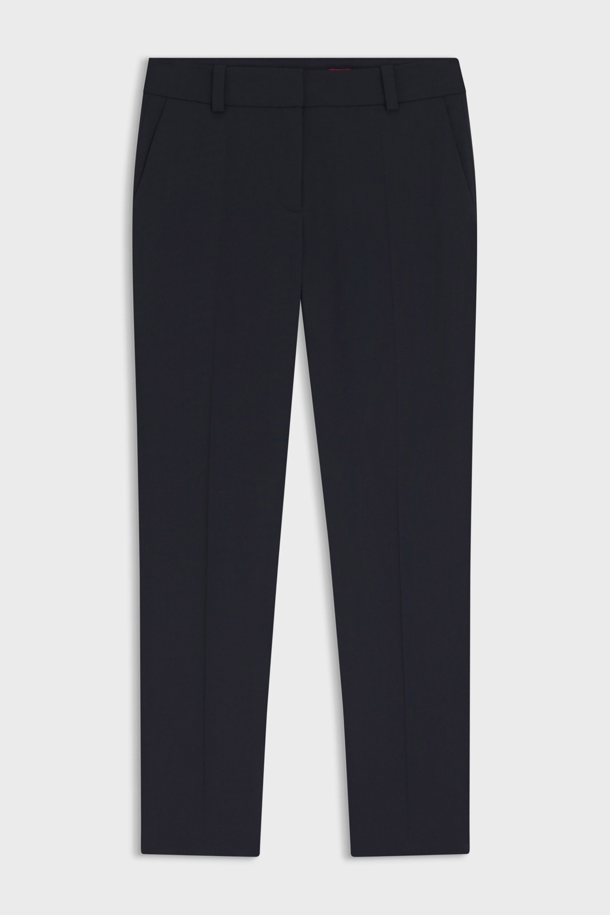 Hugo Boss Γυναικείο Παντελόνι Μονόχρωμο με Τσέπες Slim Fit Ηetana - 50516132 Μπλε Σκούρο