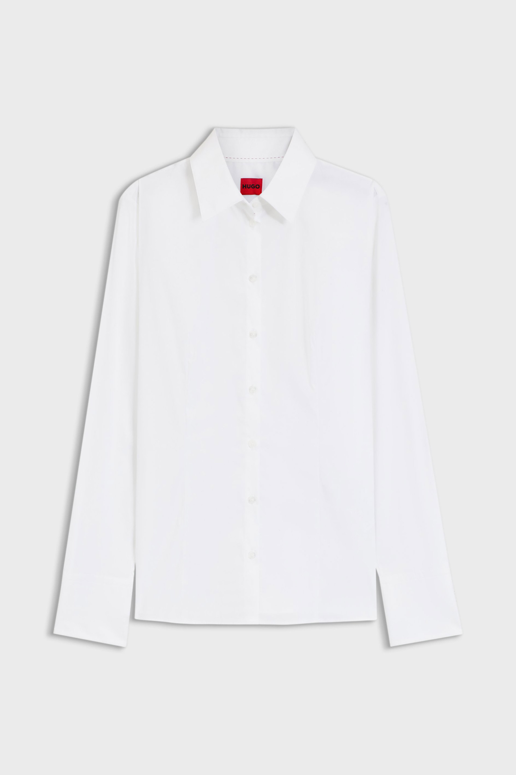 Hugo Boss Γυναικείο Πουκάμισο Slim Fit The Fitted - 50554568 Λευκό