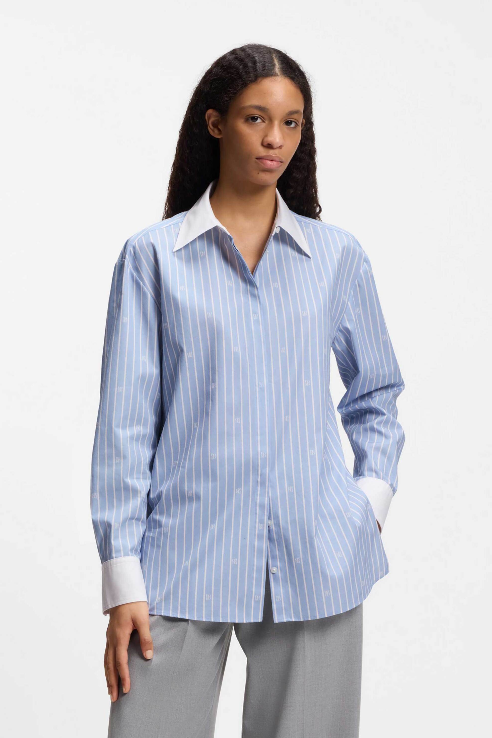 HUGO Hugo Boss γυναικείο πουκάμισο ριγέ 