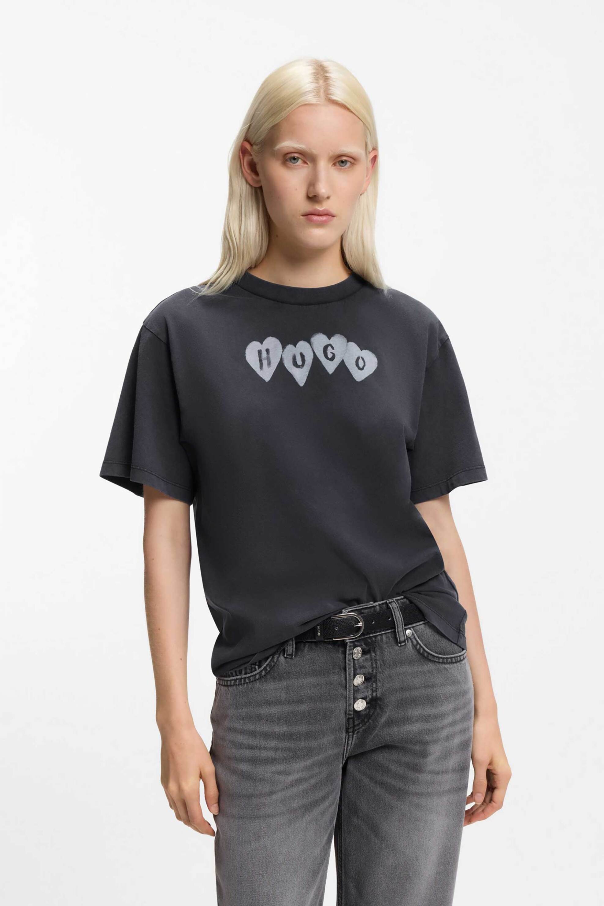 HUGO Hugo Boss γυναικείο T-shirt βαμβακερό με λογότυπο 