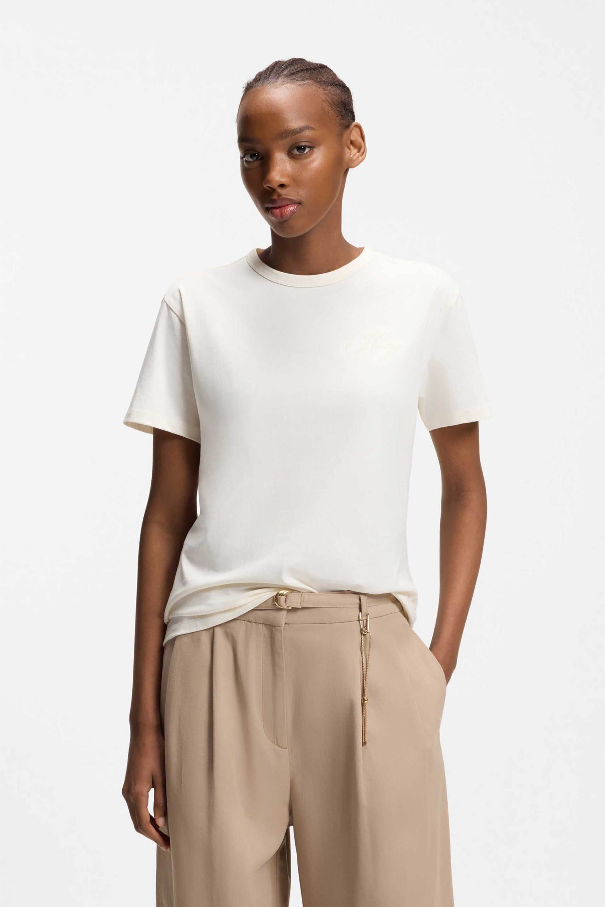 HUGO Hugo Boss γυναικείο Τ-shirt μονόχρωμο 