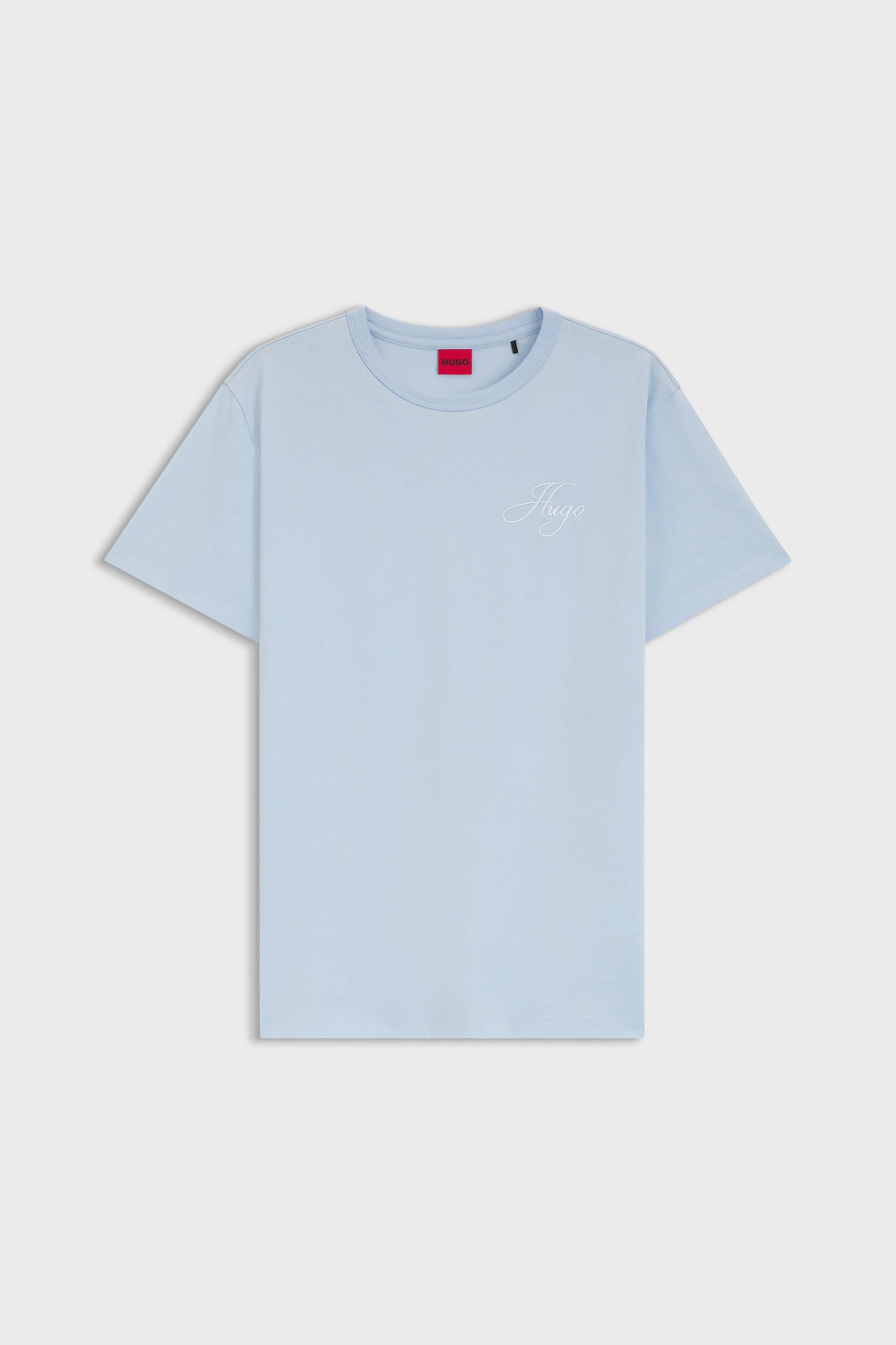 Hugo Boss Γυναικείο Τ-Shirt Μονόχρωμο Damacia 7 - 50561233 Γαλάζιο
