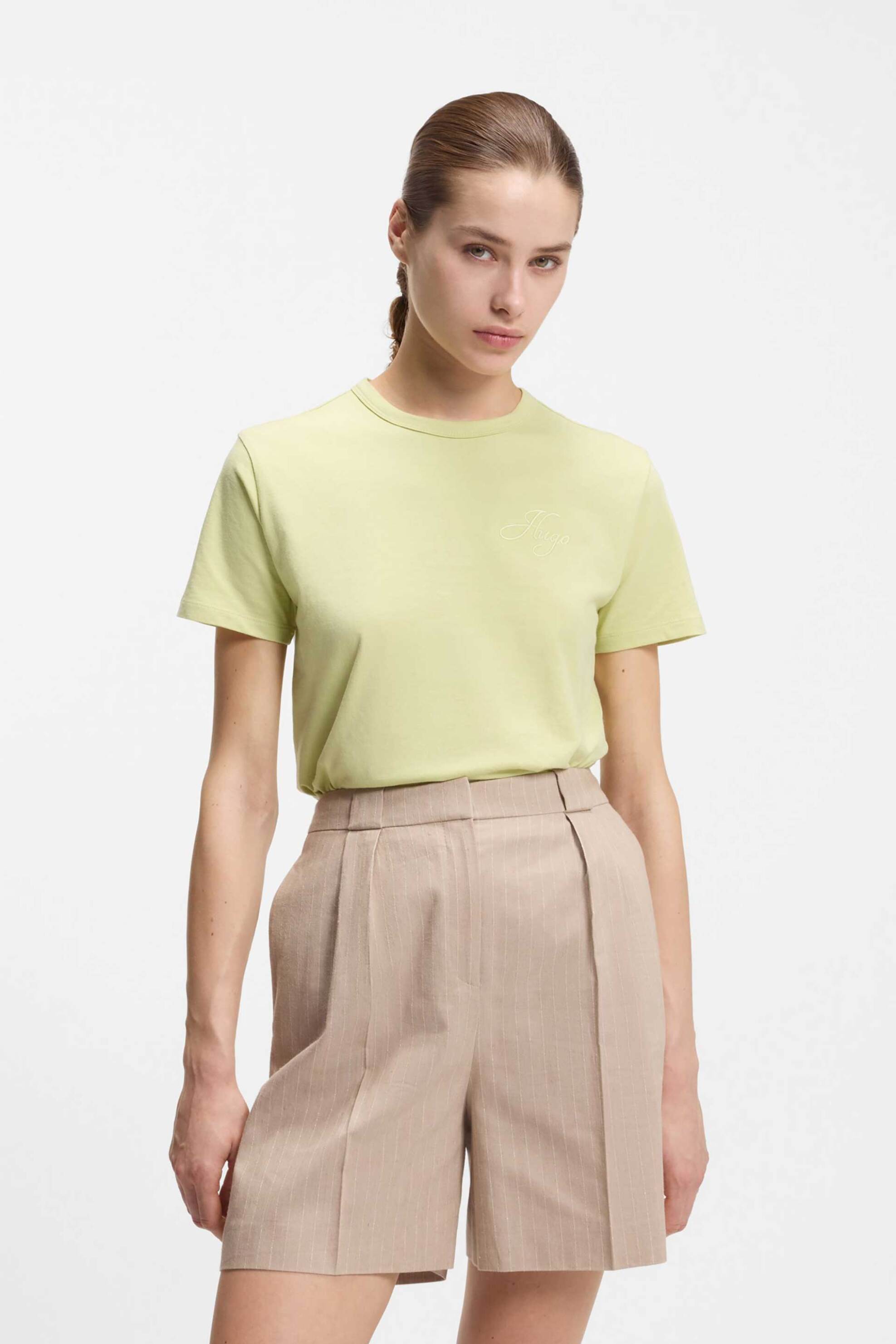 HUGO Hugo Boss γυναικείο Τ-shirt μονόχρωμο 