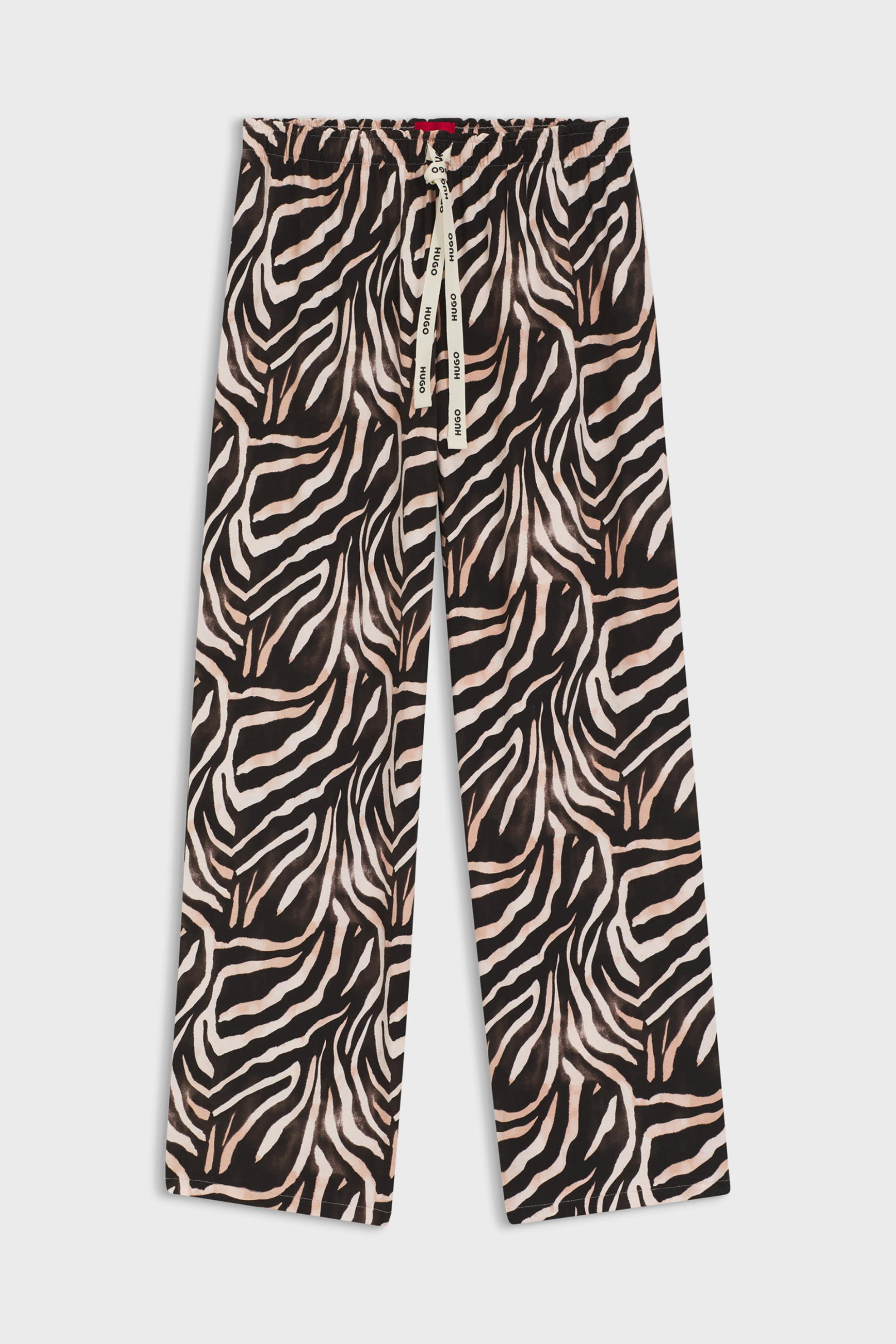 Hugo Boss Γυναικείο Παντελόνι με All-Over Print - 50556937 Μαύρο