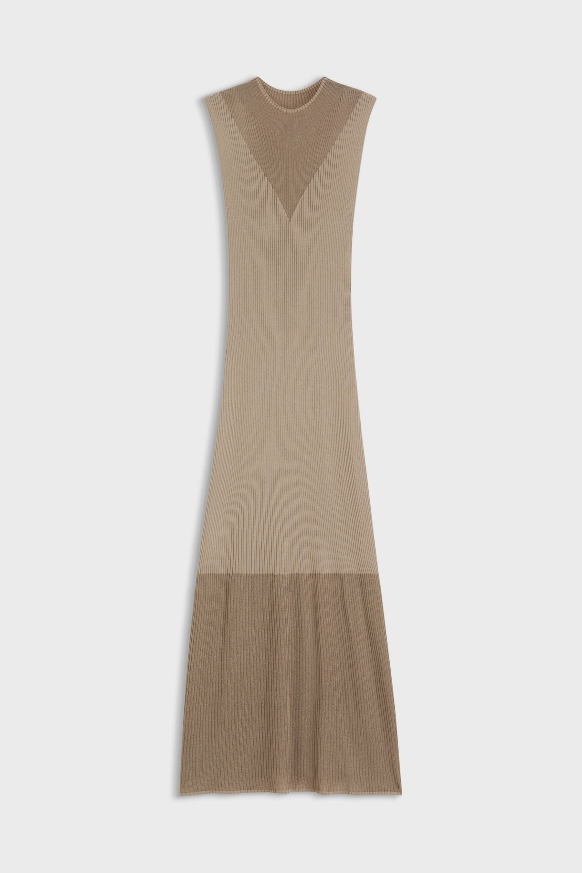 Hugo Boss Γυναικείο Πλεκτό Φόρεμα Slyanny - 50557767 Μπεζ